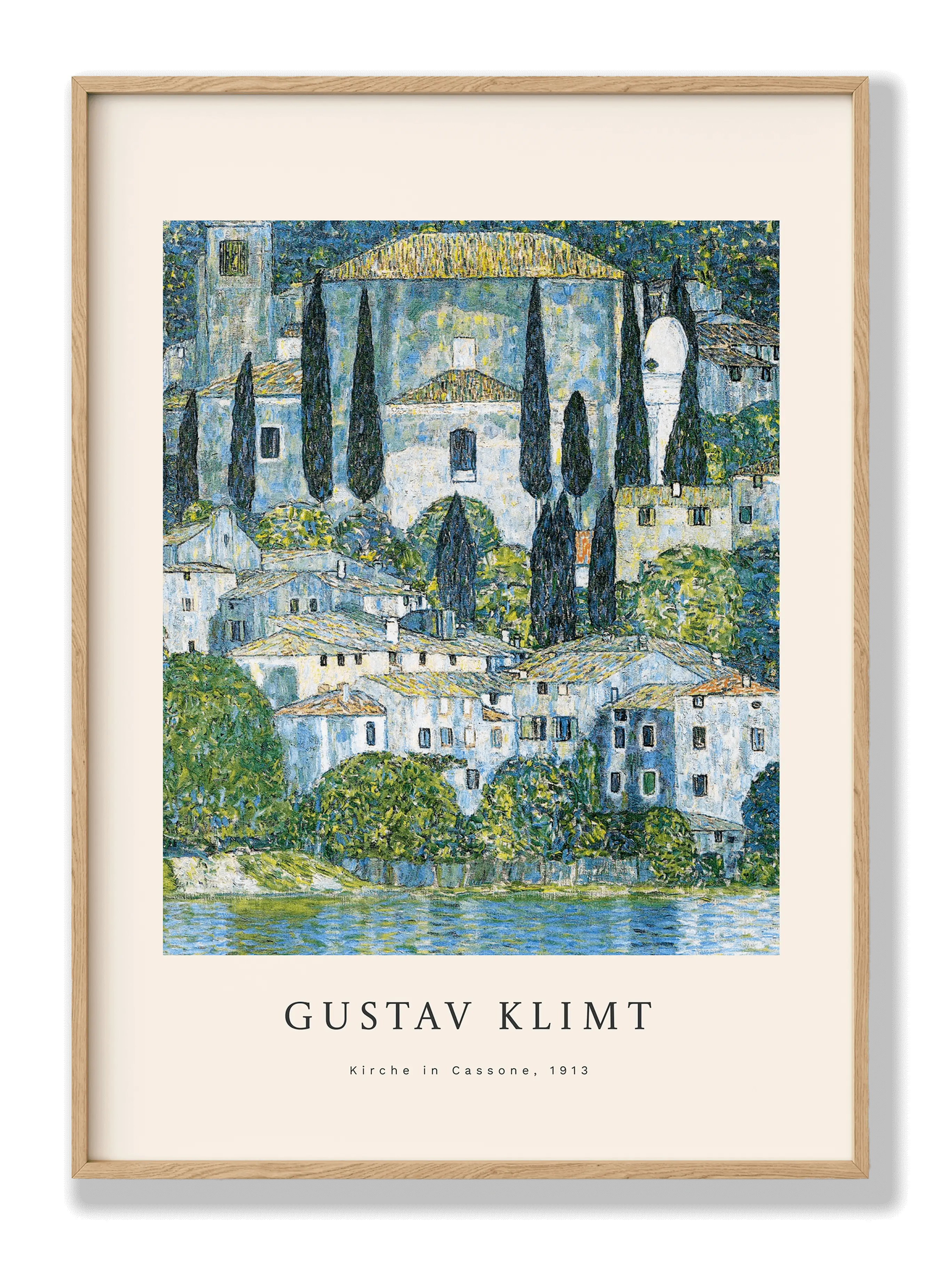 Gustav Klimt - Kirche In Cassone Poster