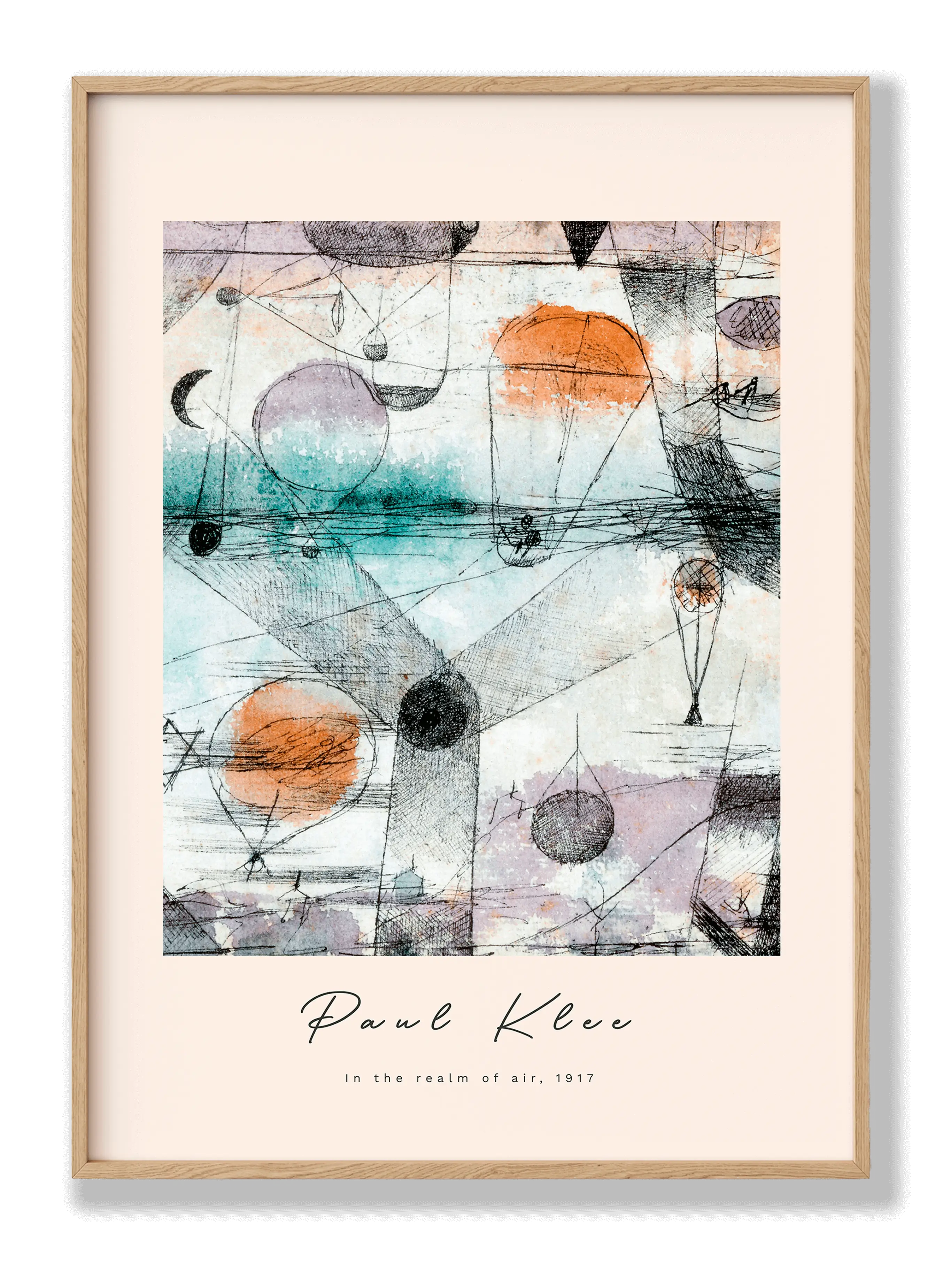 Paul Klee - In The Realm Of Air Poster