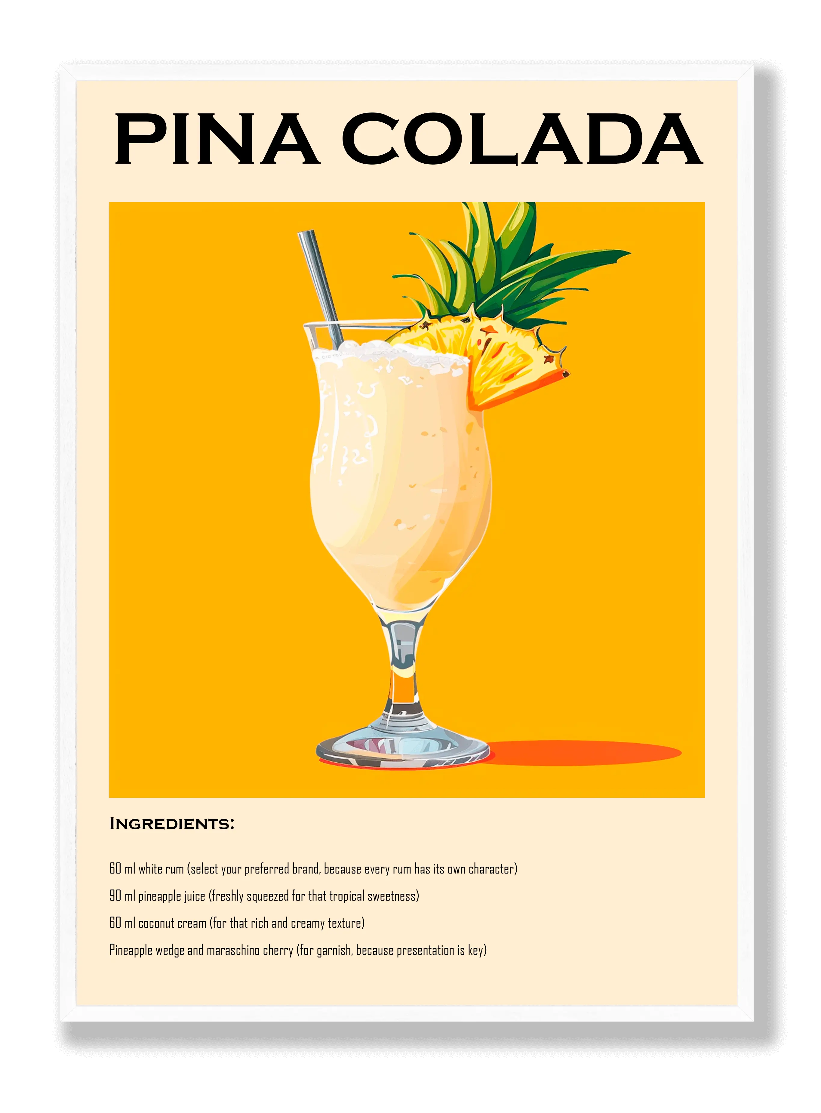 Pina Colada Poster