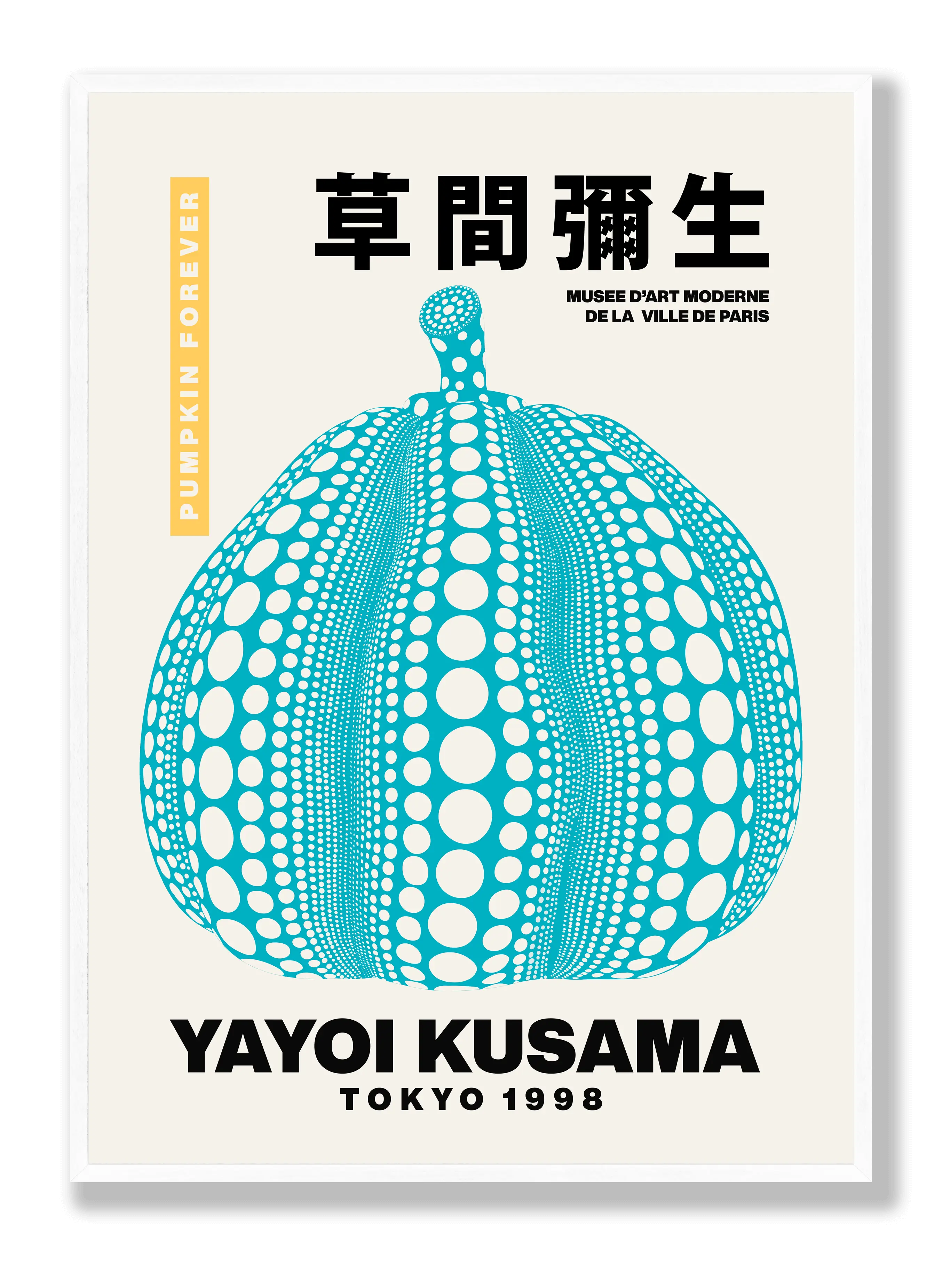 Yayoi Kusama - Kürbis für immer Poster