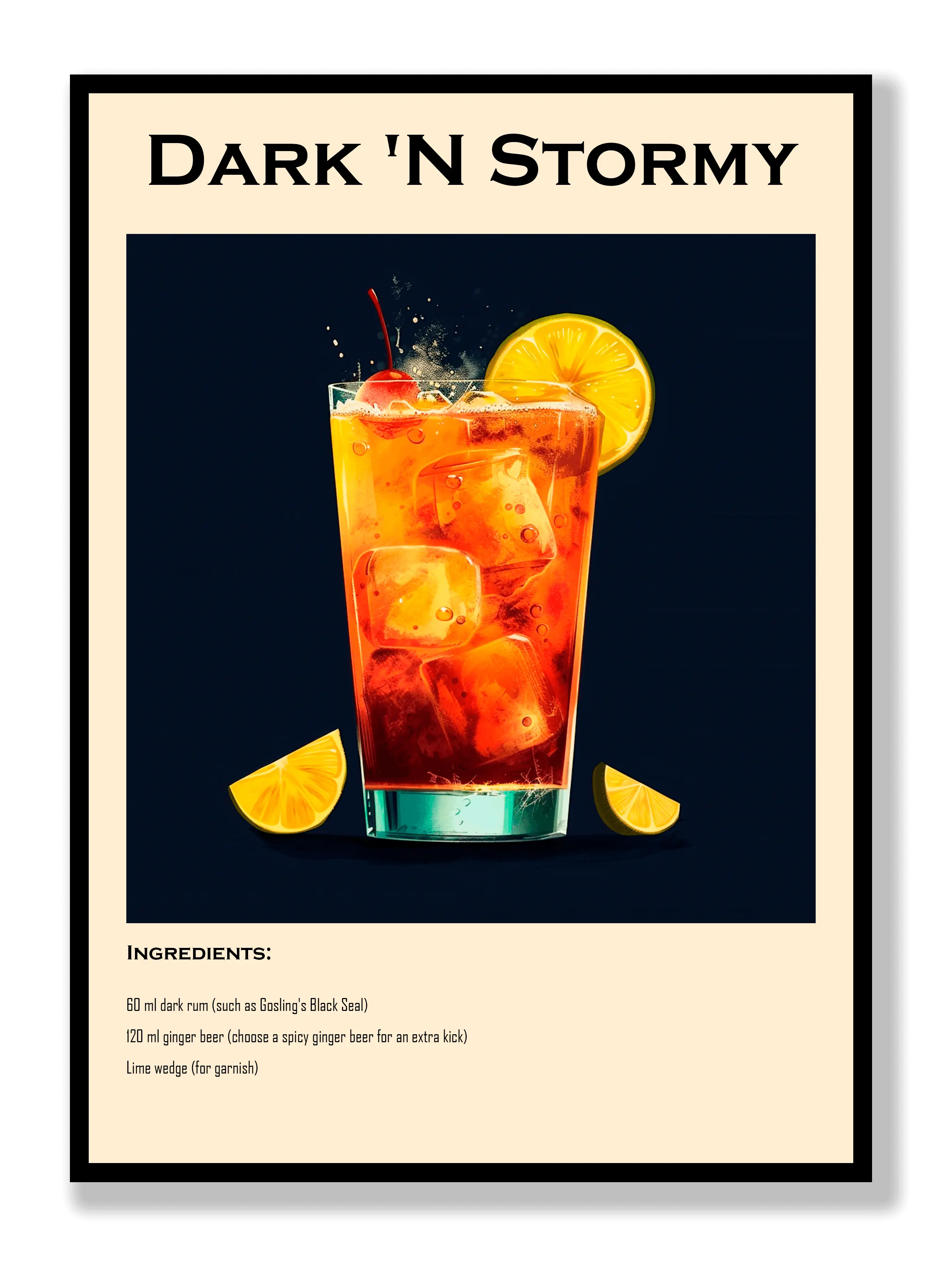 Dark 'N Stormy Poster