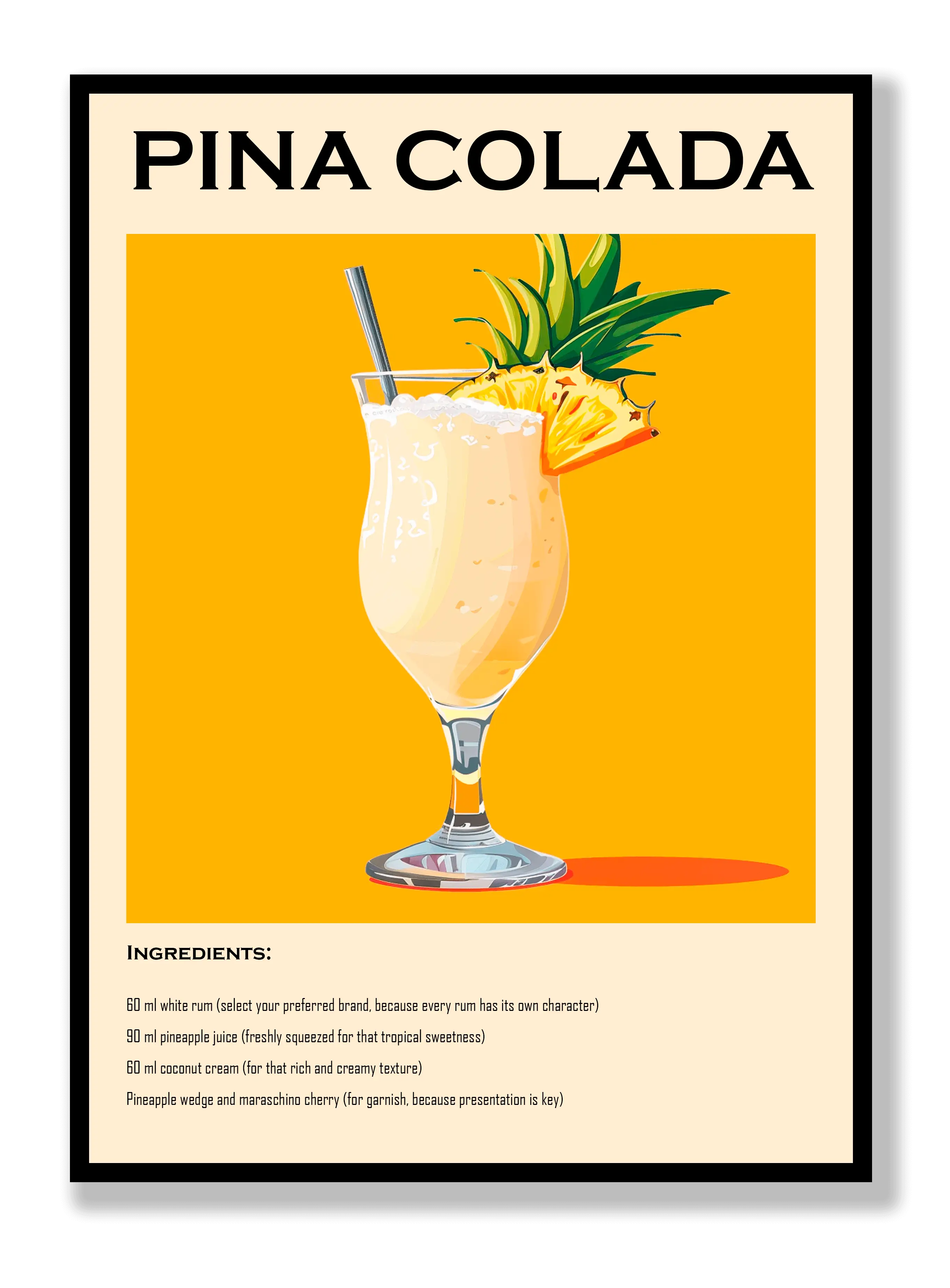 Pina Colada Poster
