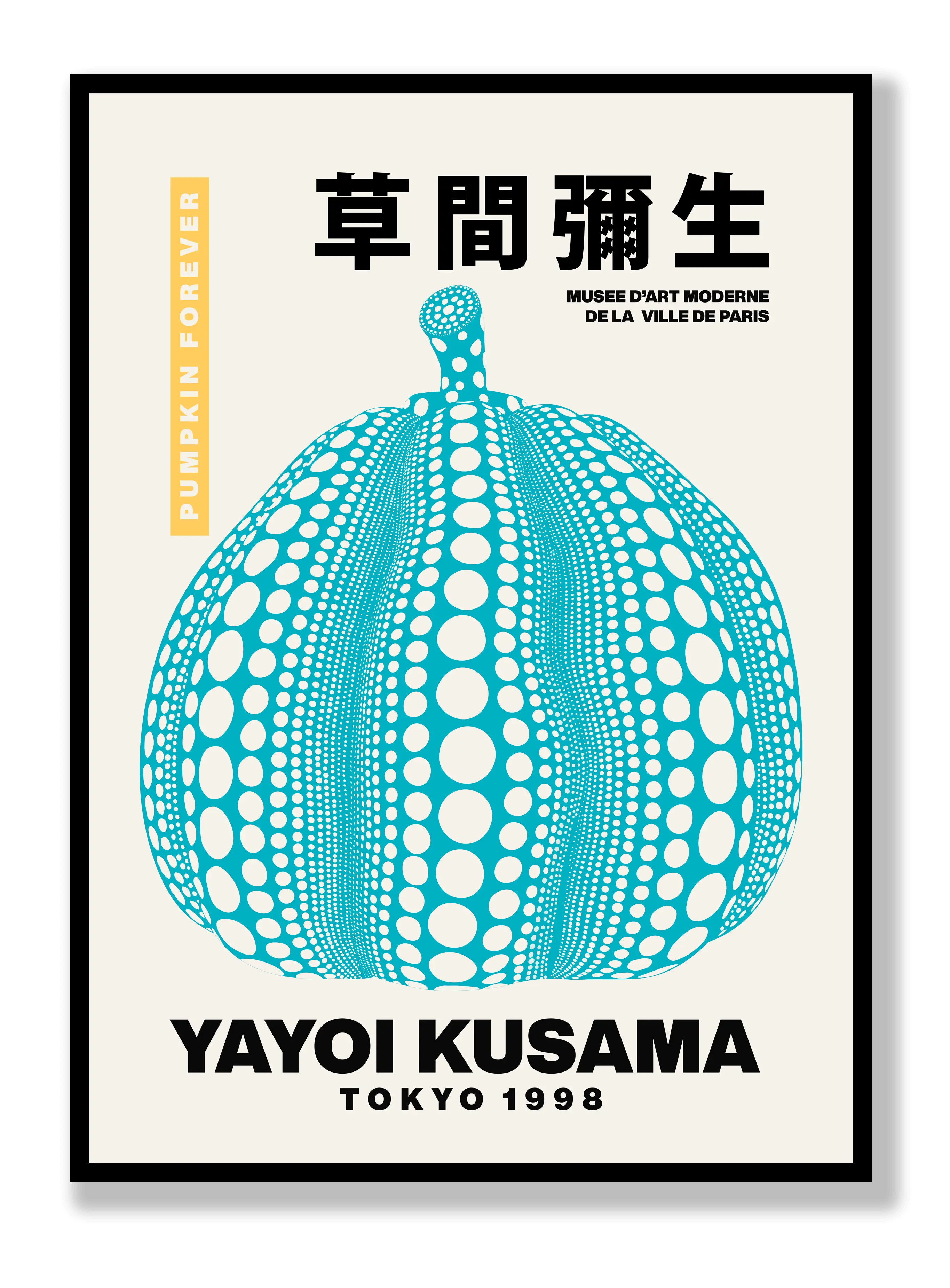 Yayoi Kusama - Kürbis für immer Poster