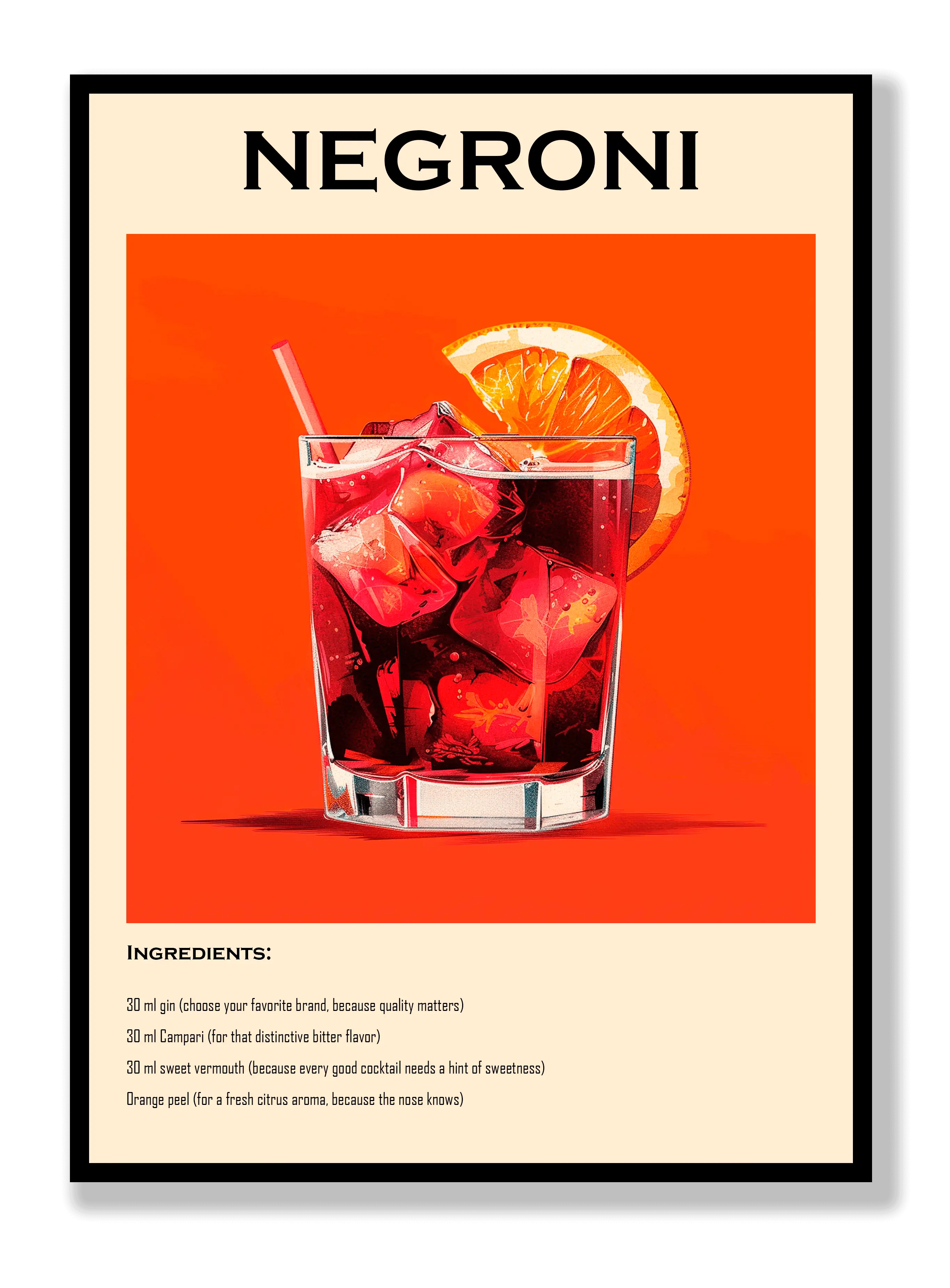 Negroni Poster
