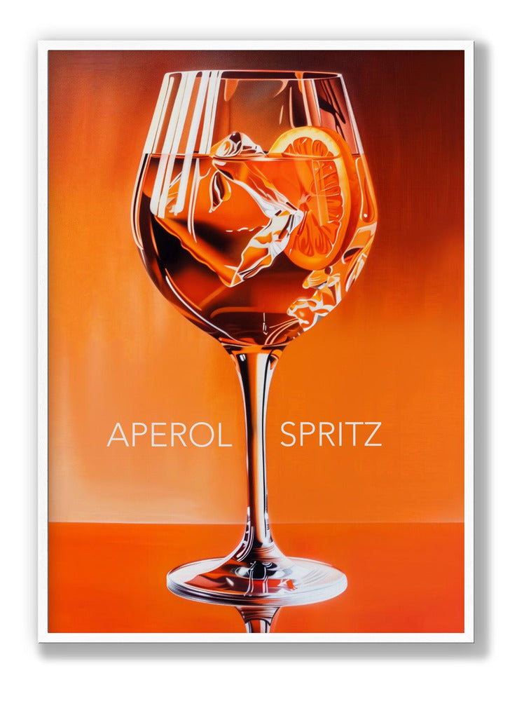 Aperol Spritz Orange Poster