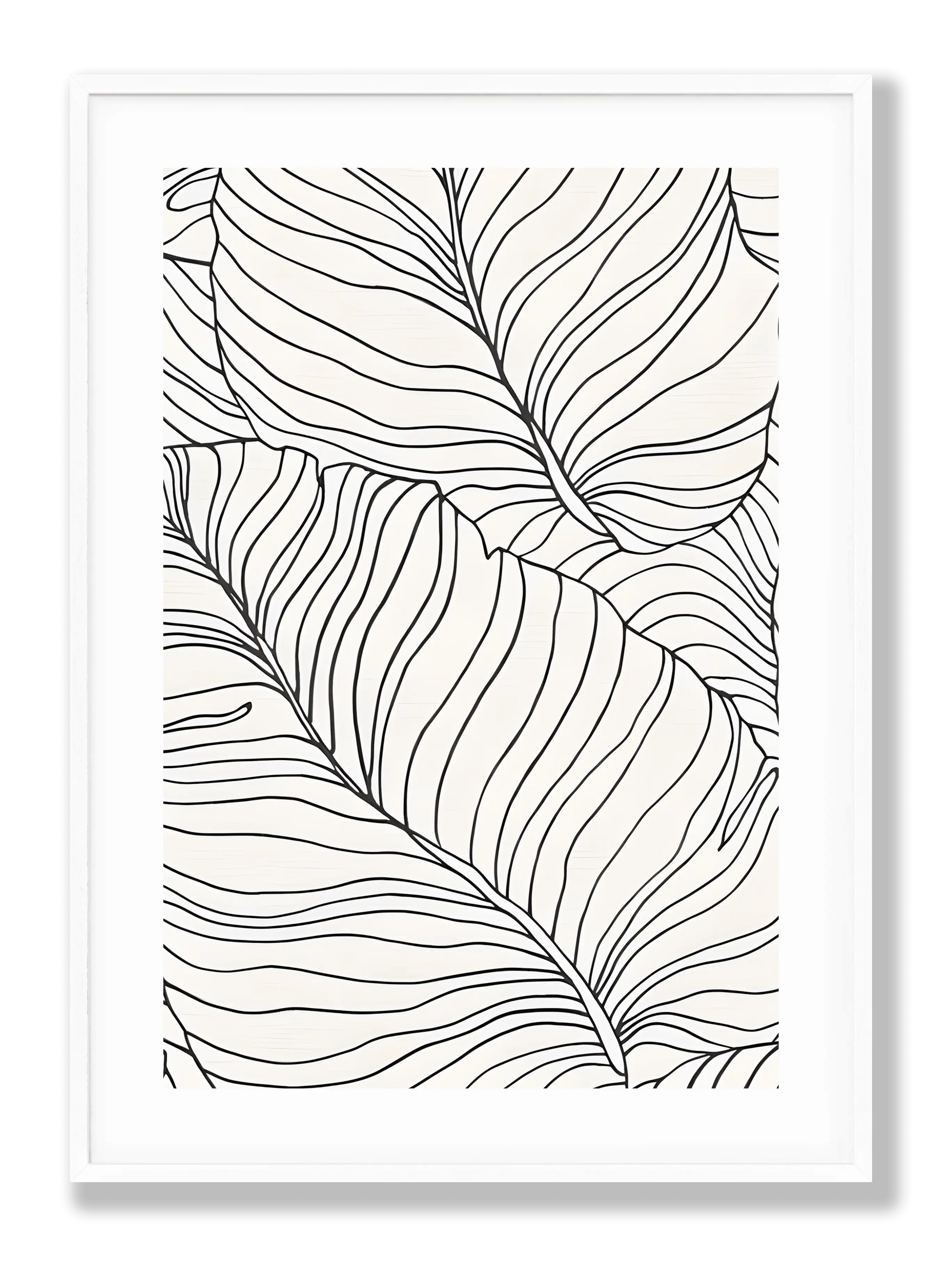 Poster Weißes Blatt