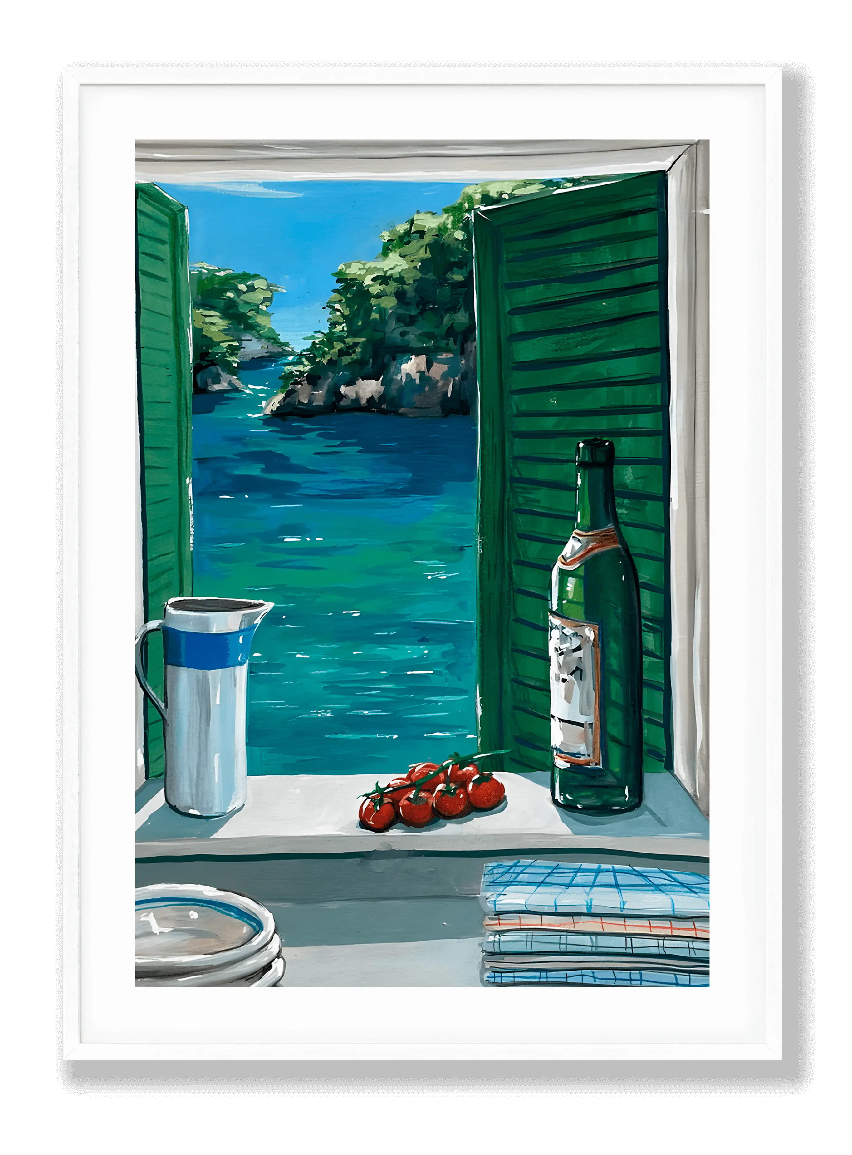 Ausländisches Fenster Poster