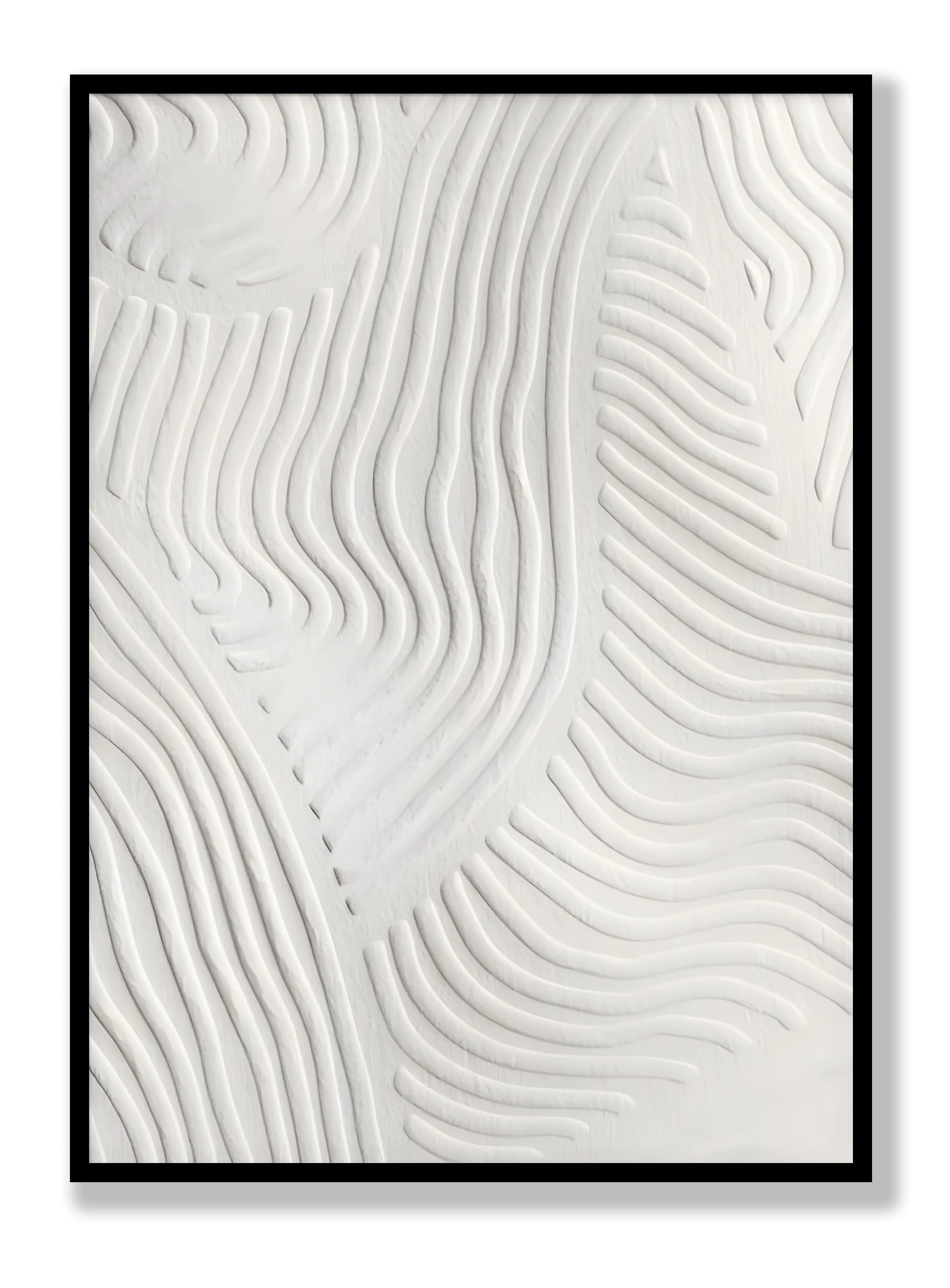 Poster Weiche Linien Textur