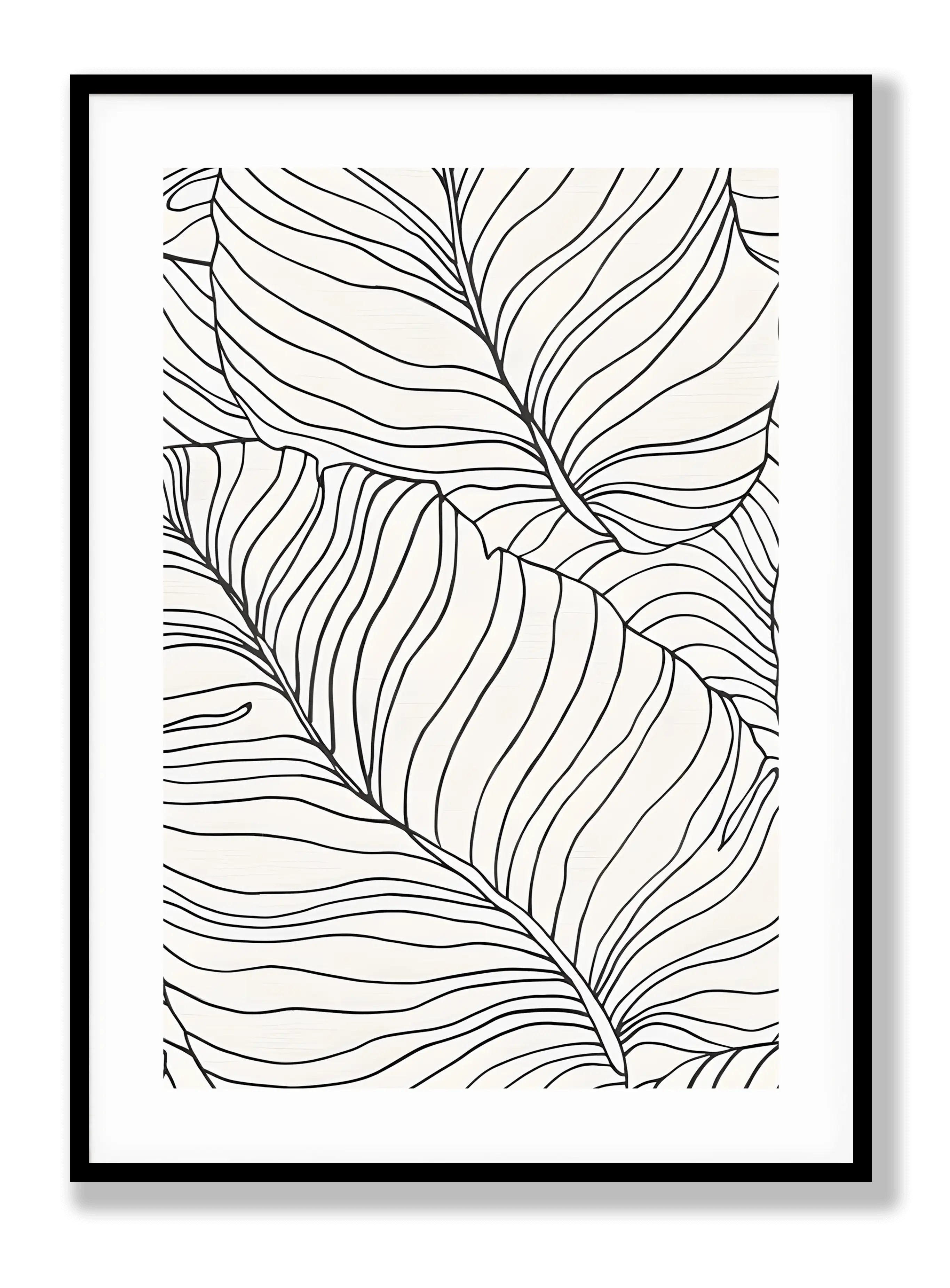 Poster Weißes Blatt