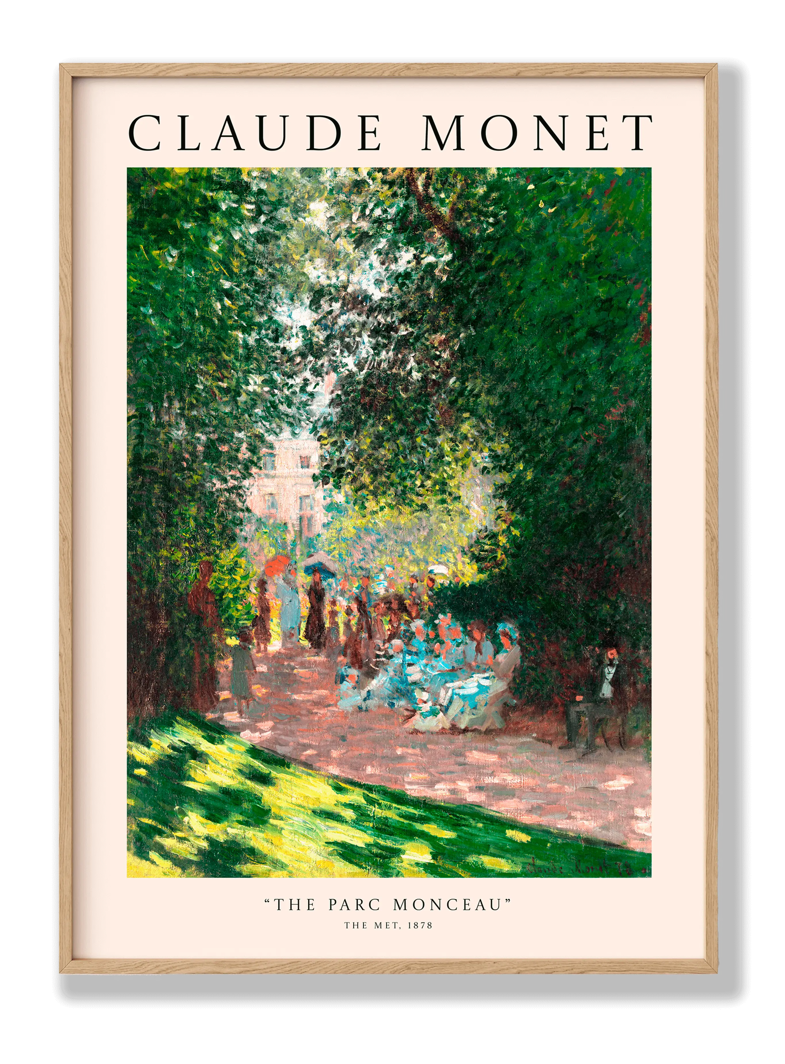 Claude Monet - The Parc Monceau Poster