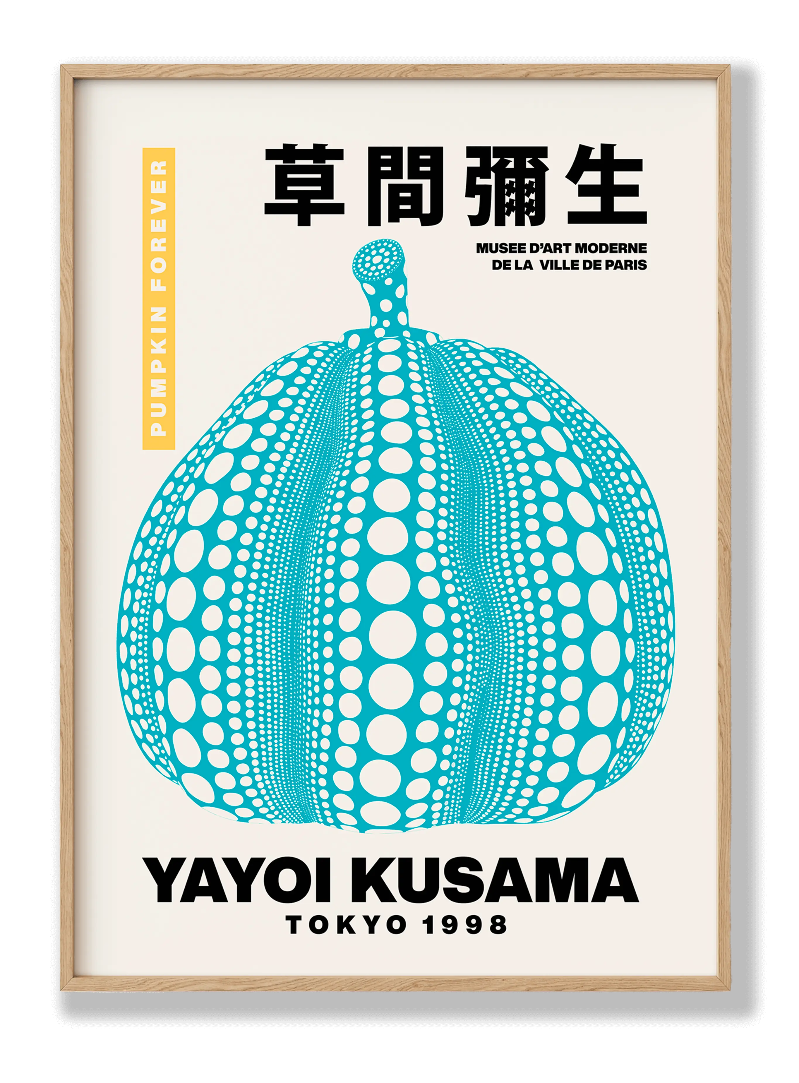 Yayoi Kusama - Kürbis für immer Poster