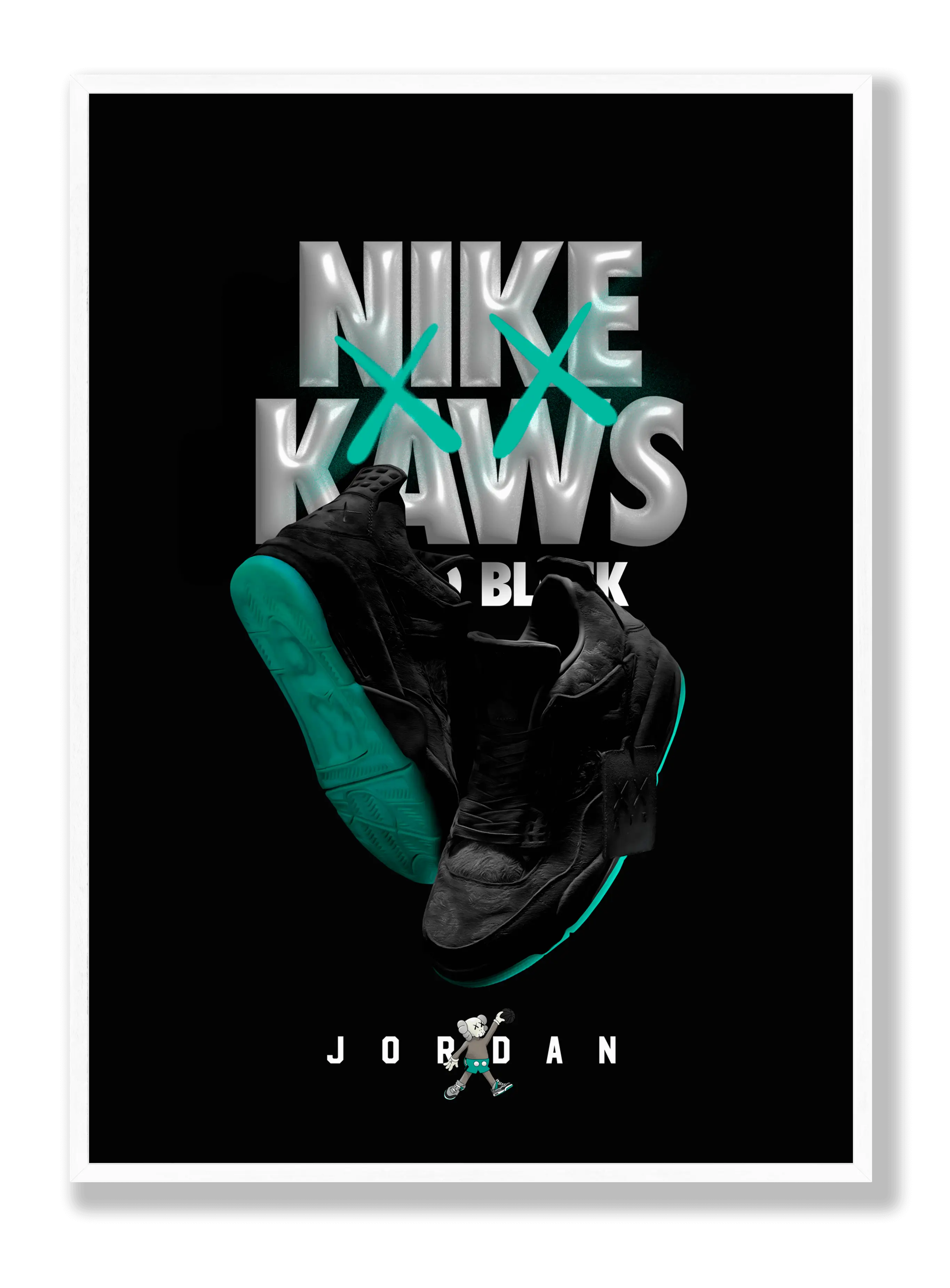 Nike Kaws Poster