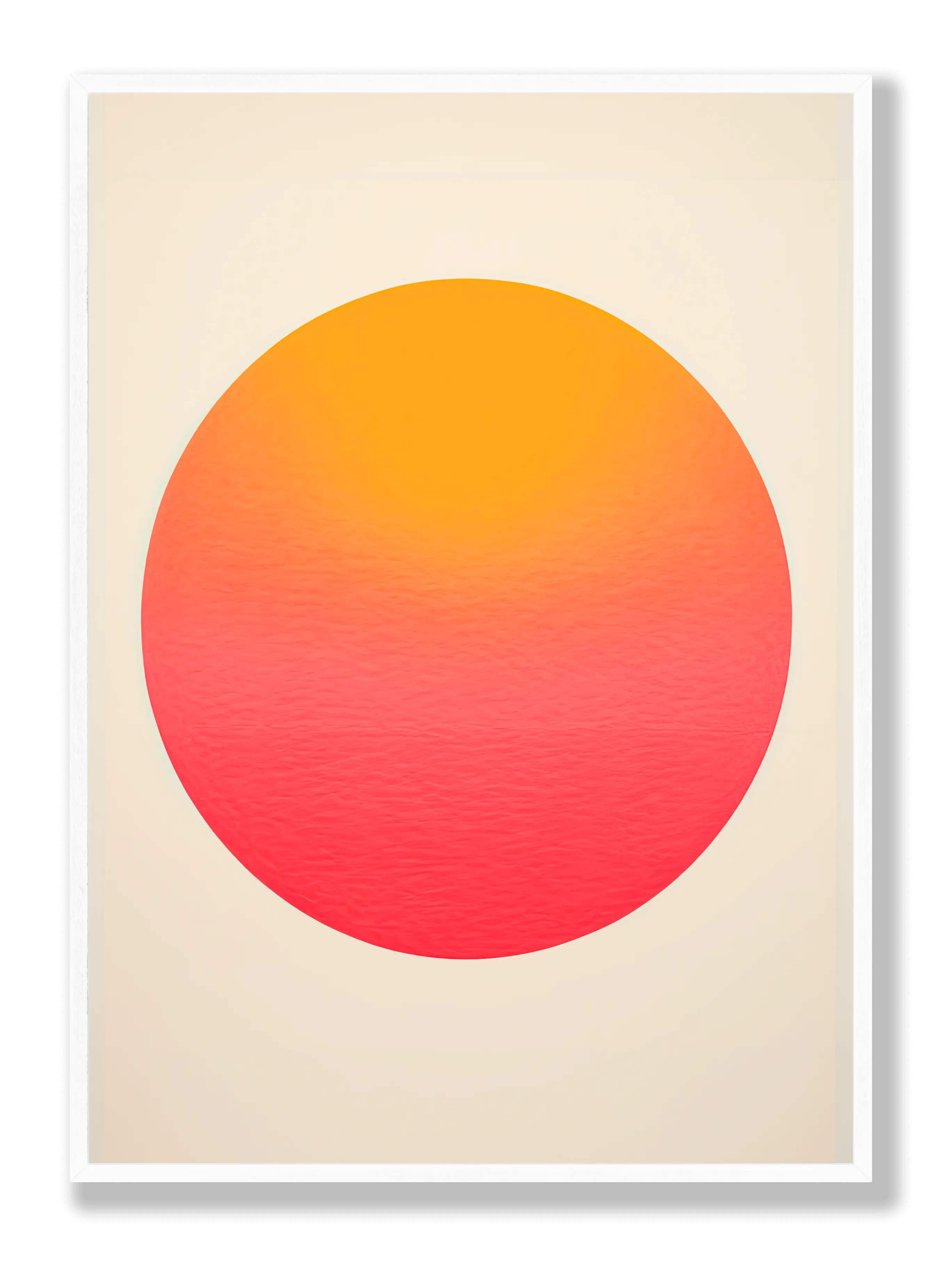Sonnenuntergangskreis Poster