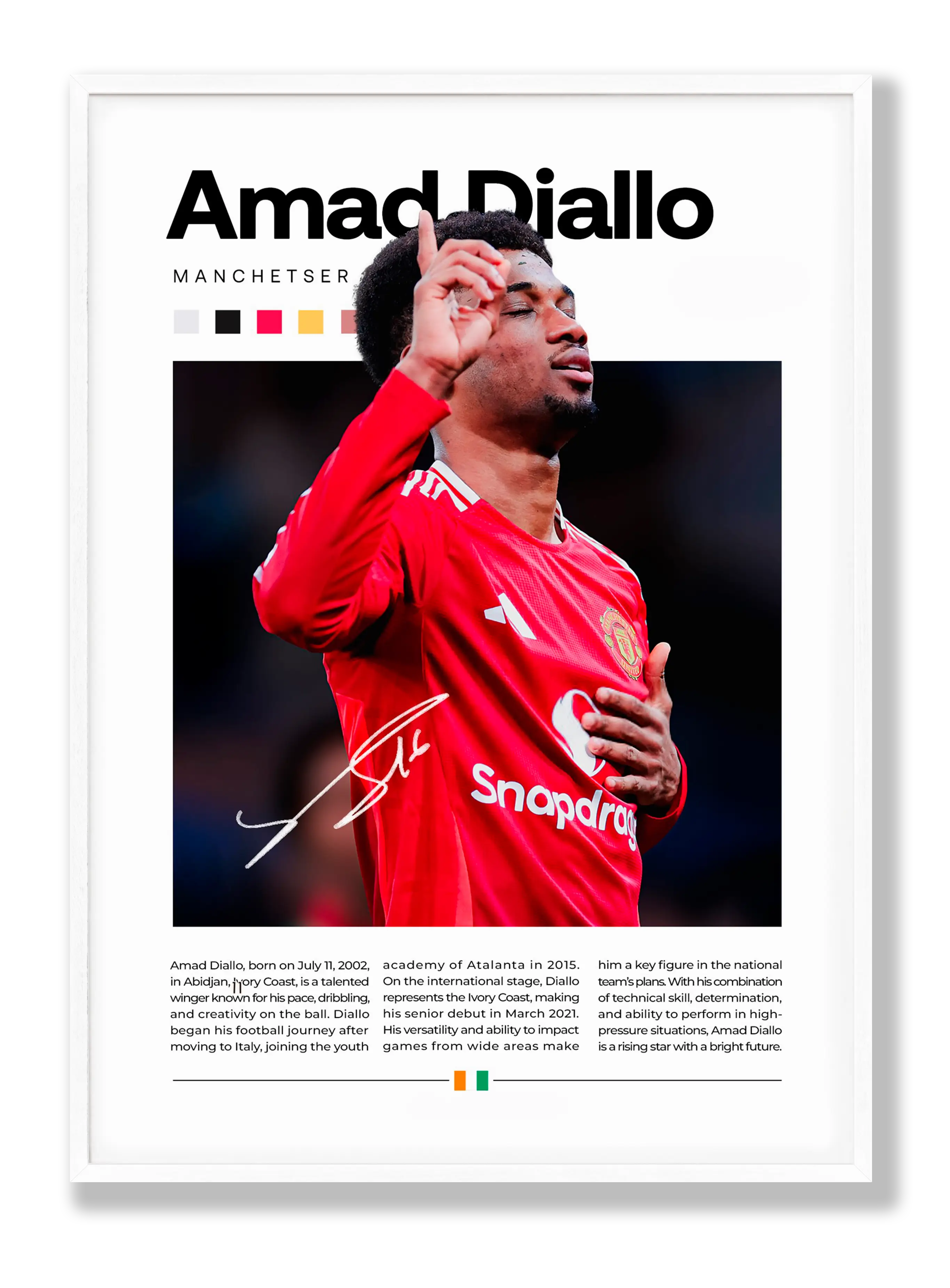Amad Diallo Poster
