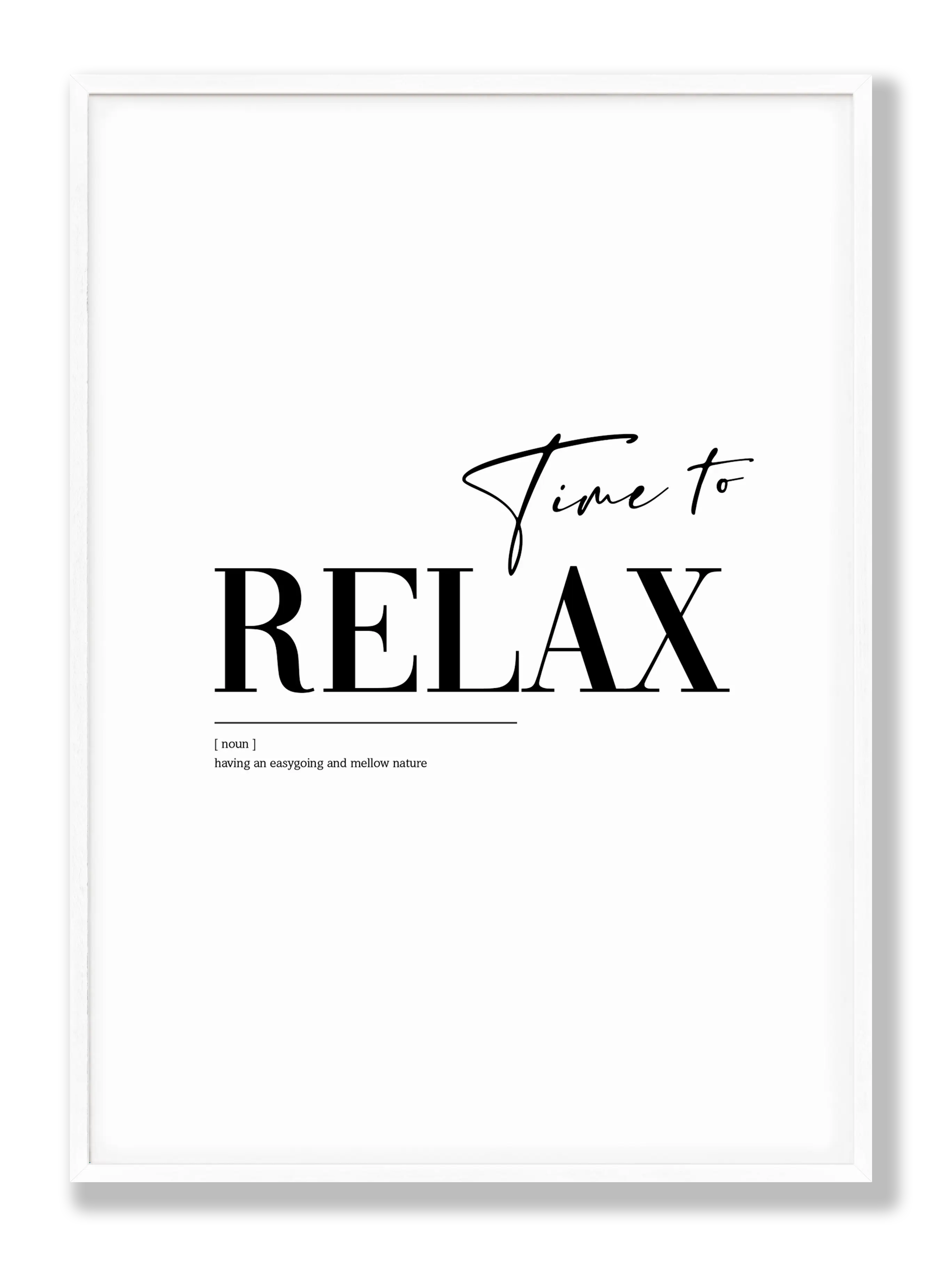 Time to relax Poster