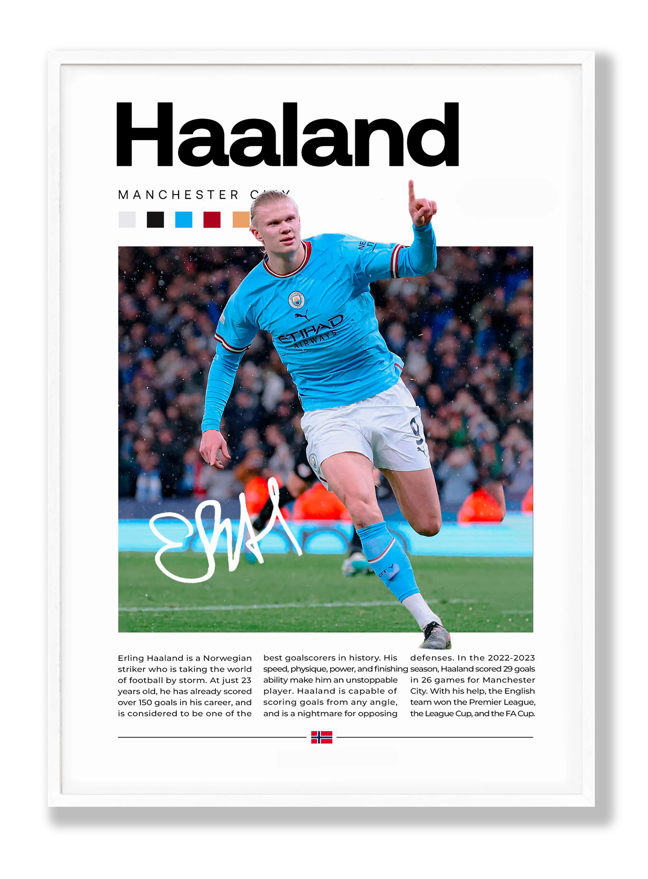 Erling Haaland Poster