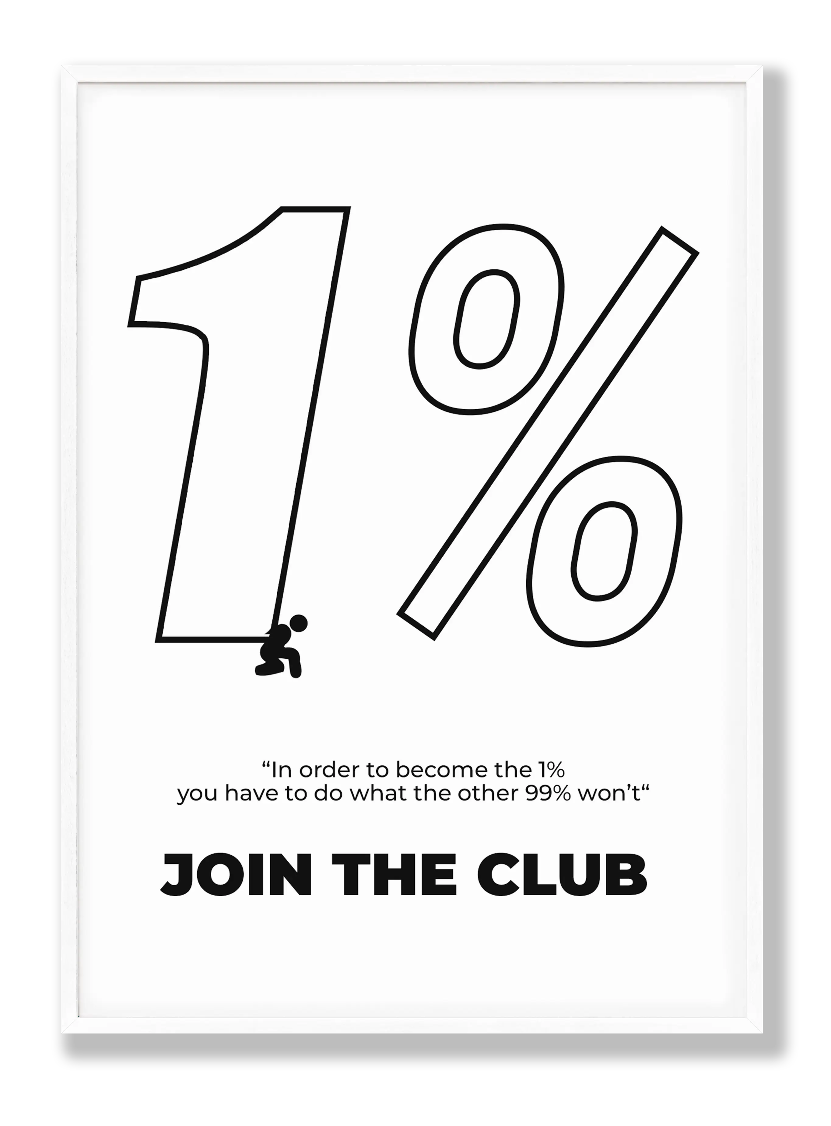 1% Club Poster