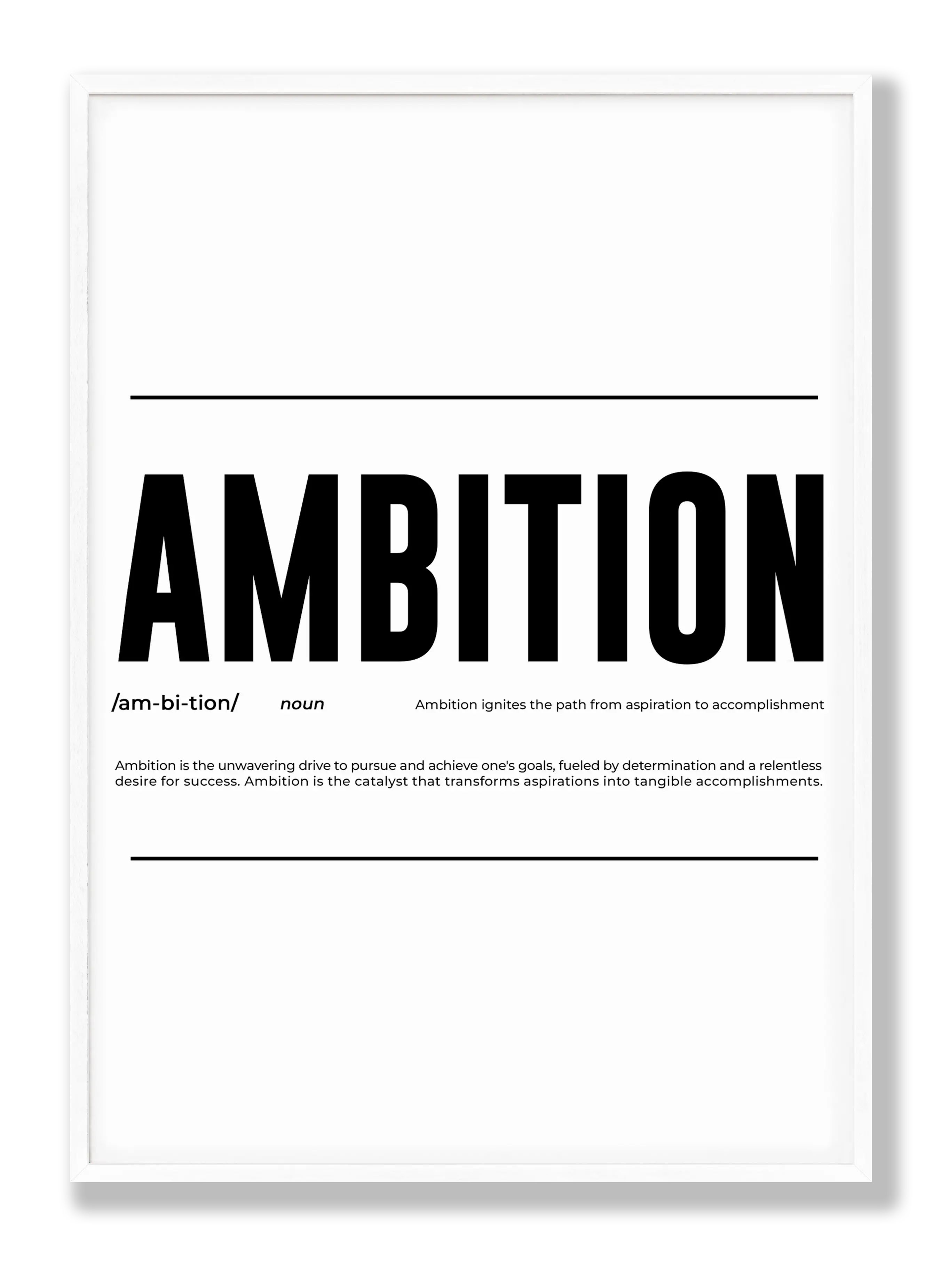Ambition Poster