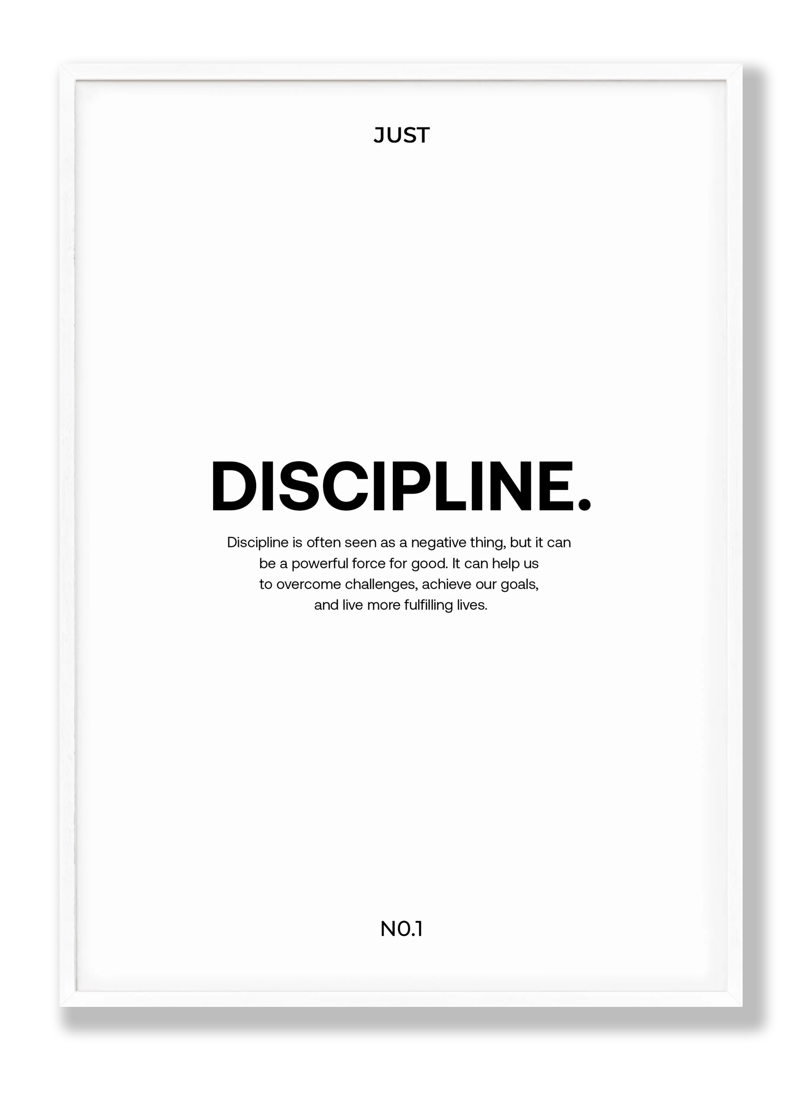 Discipline Poster