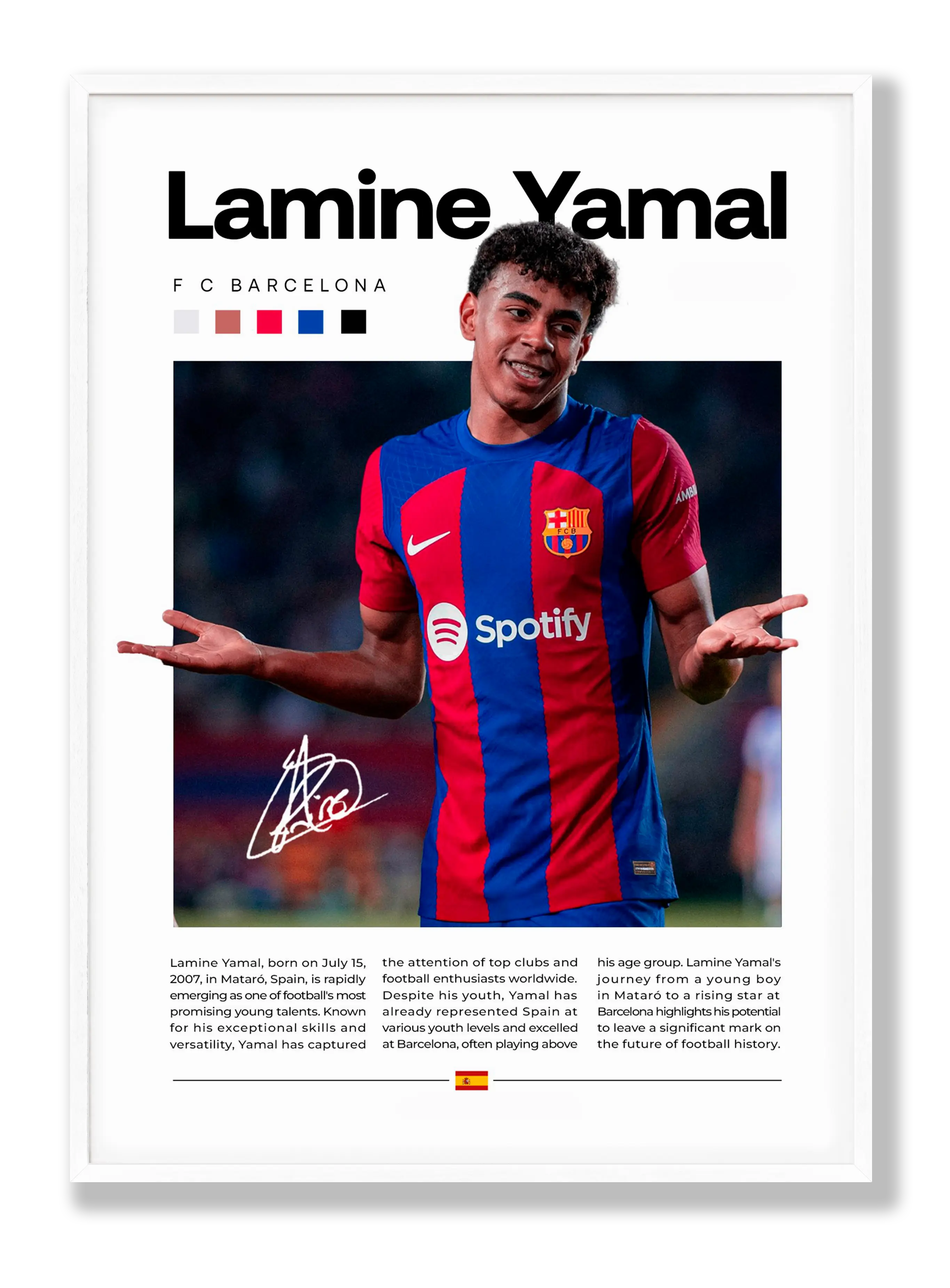 Lamine Yamal Poster