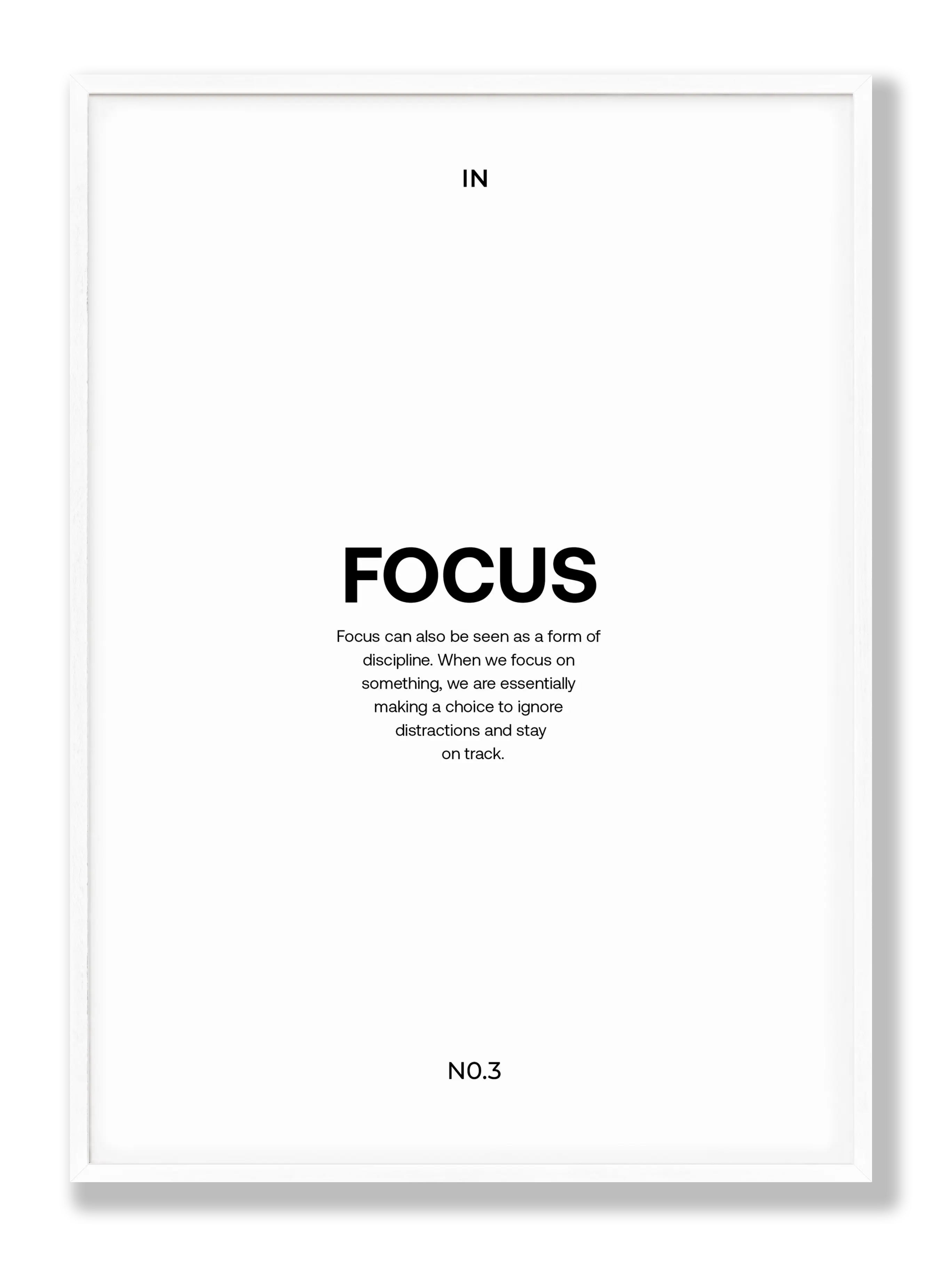 Focus Poster