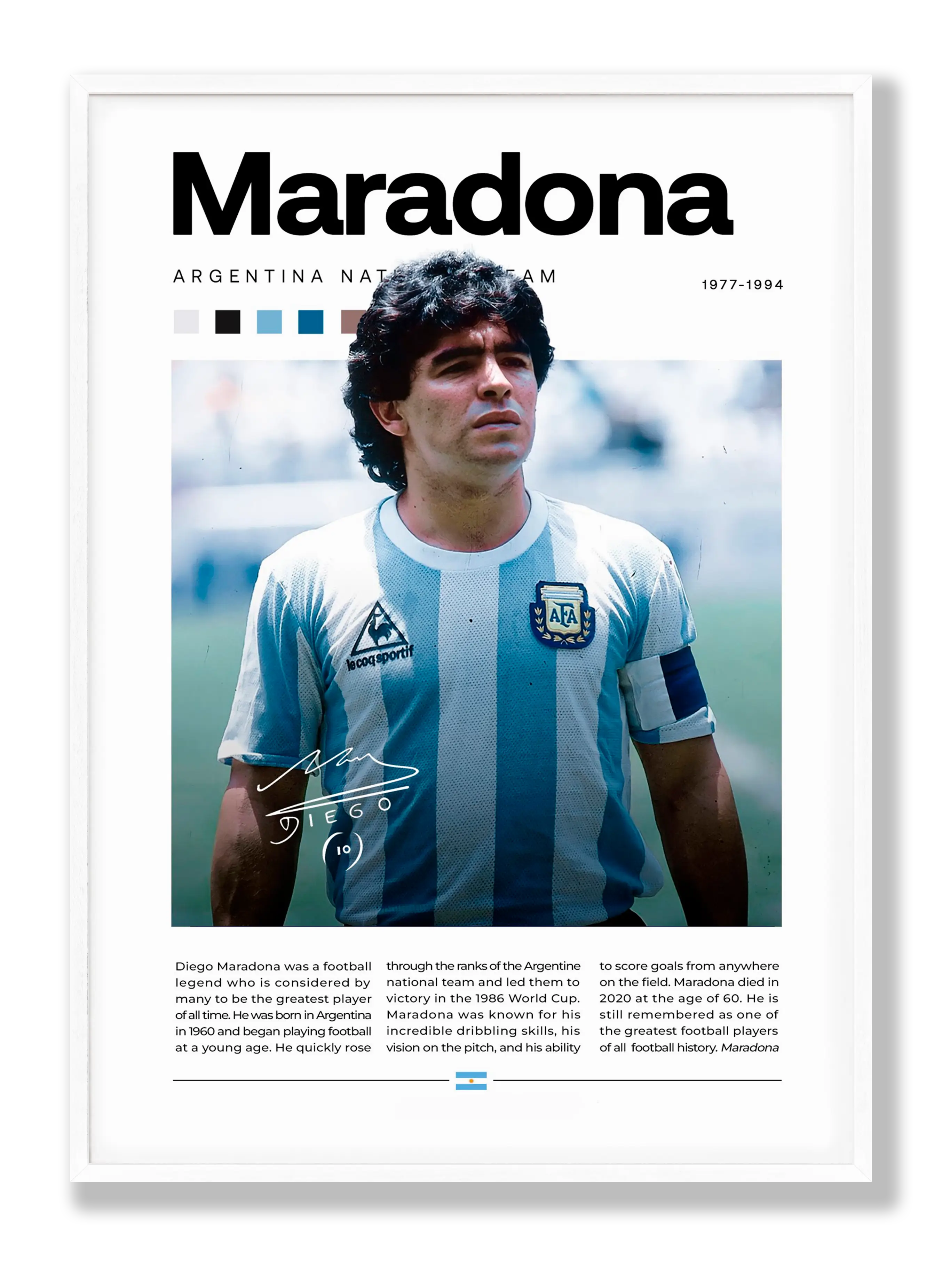 Diego Maradona Poster