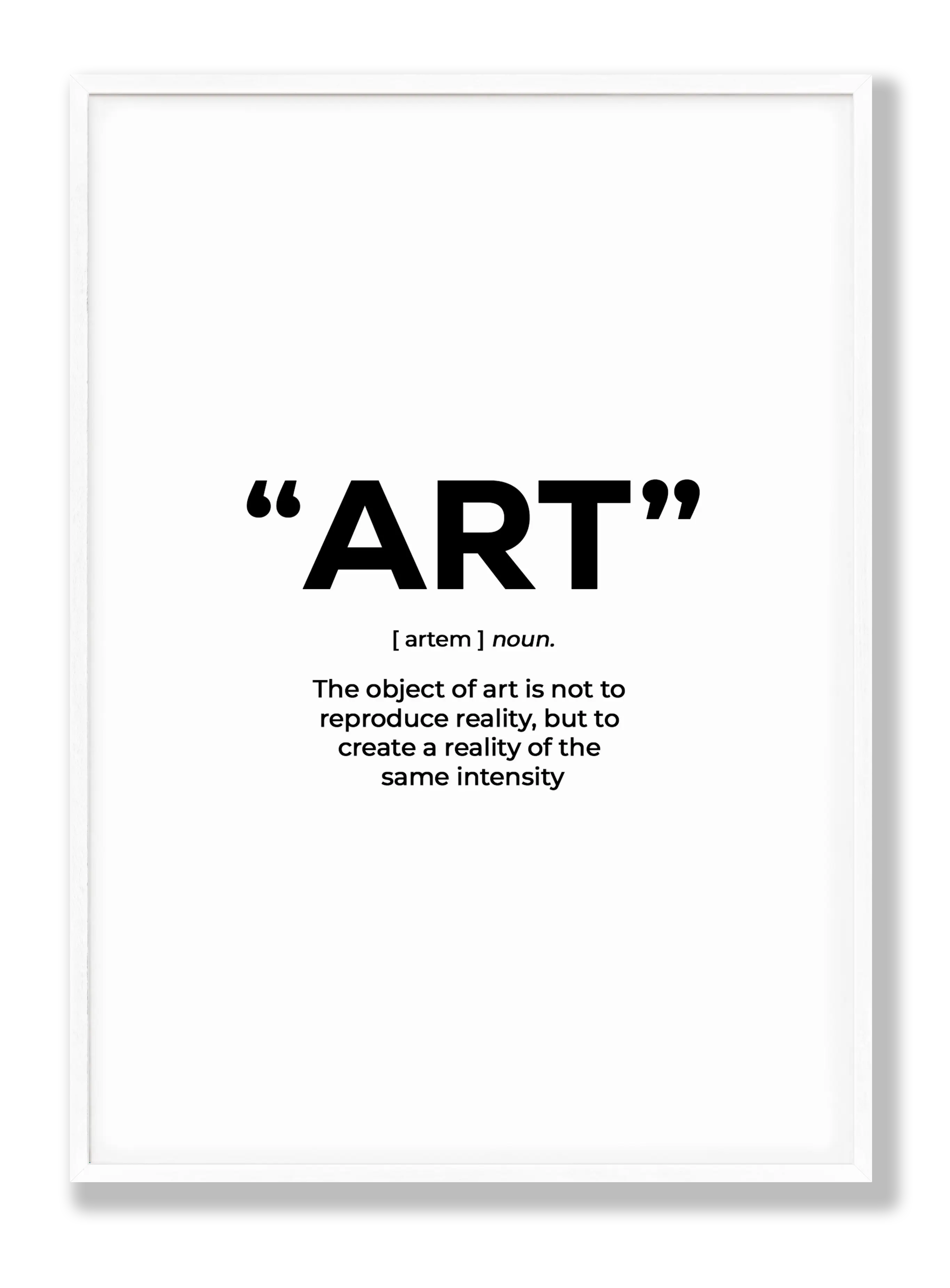 "Art" Poster