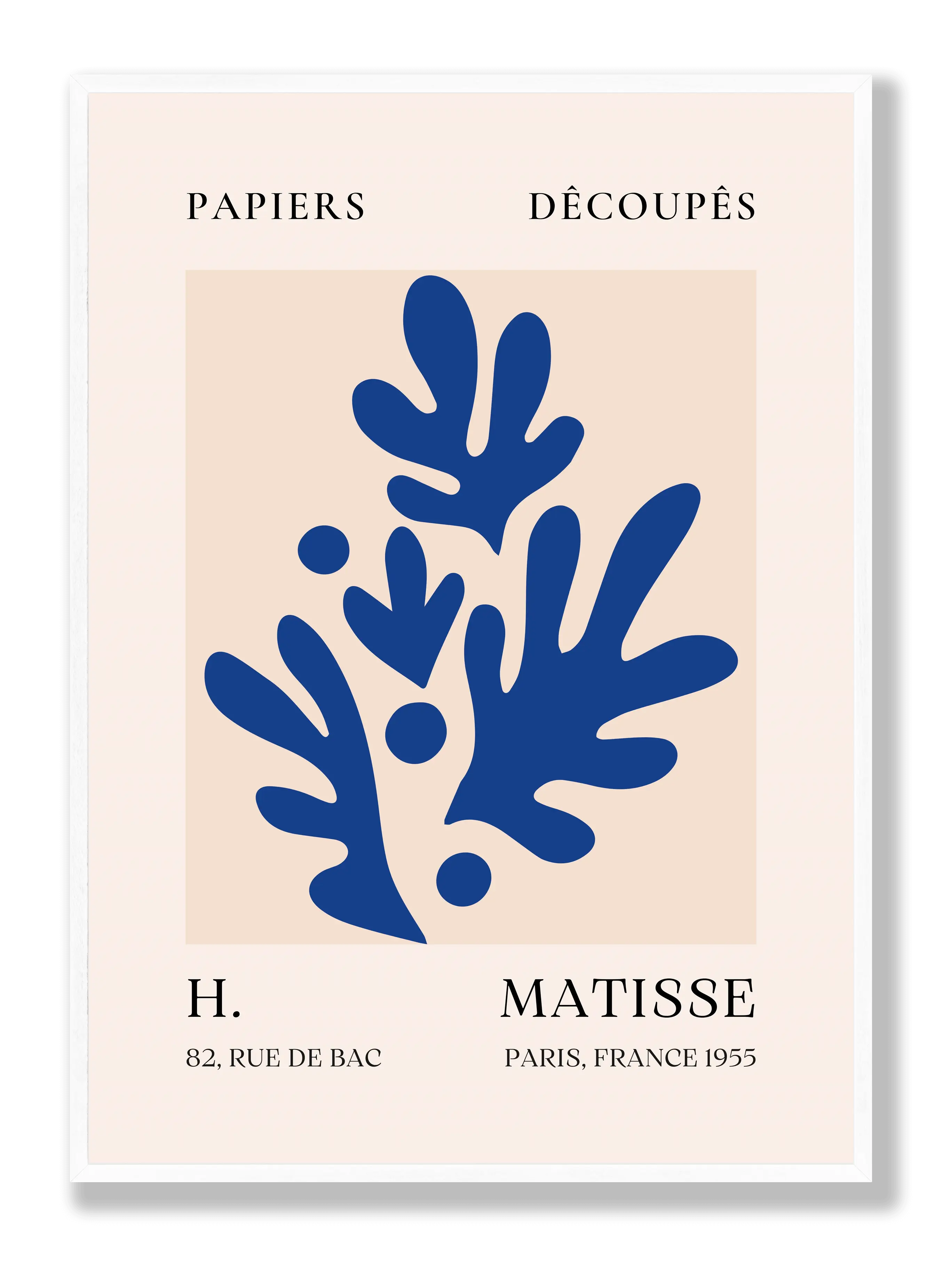 Henri Matisse - Blaue Koralle Poster