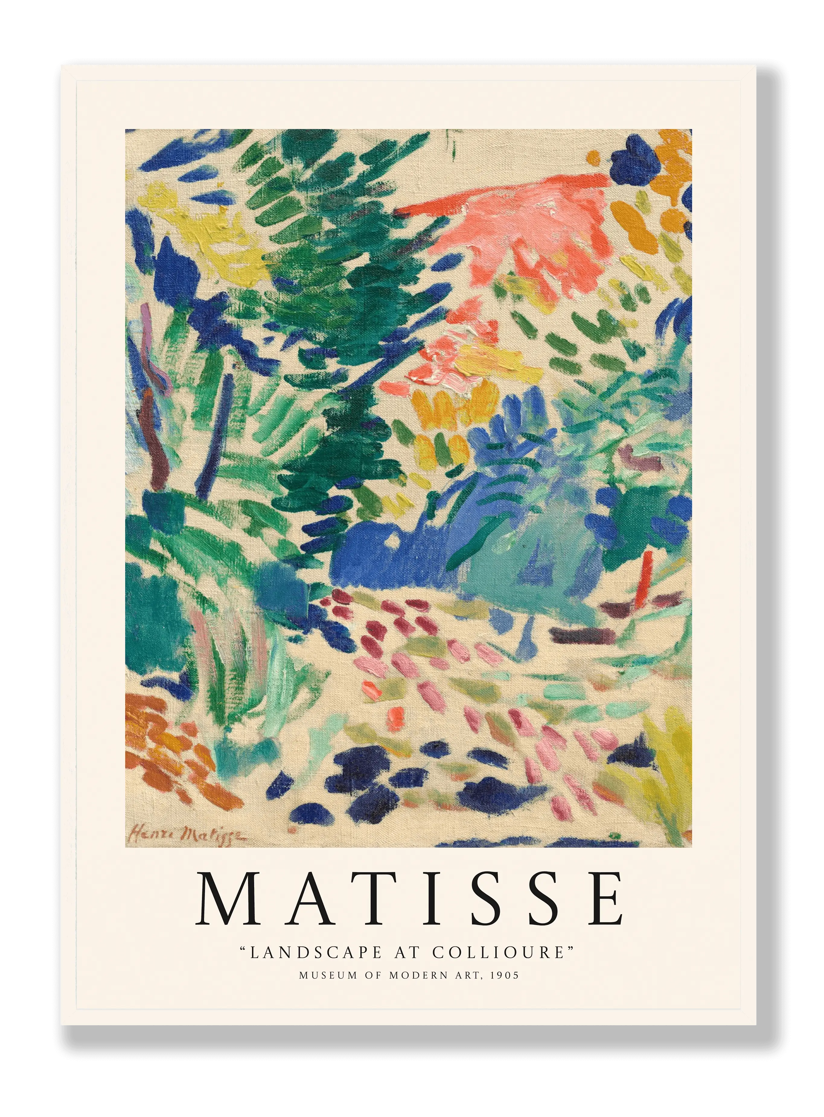 Henri Matisse - Landschaft bei Collioure Poster
