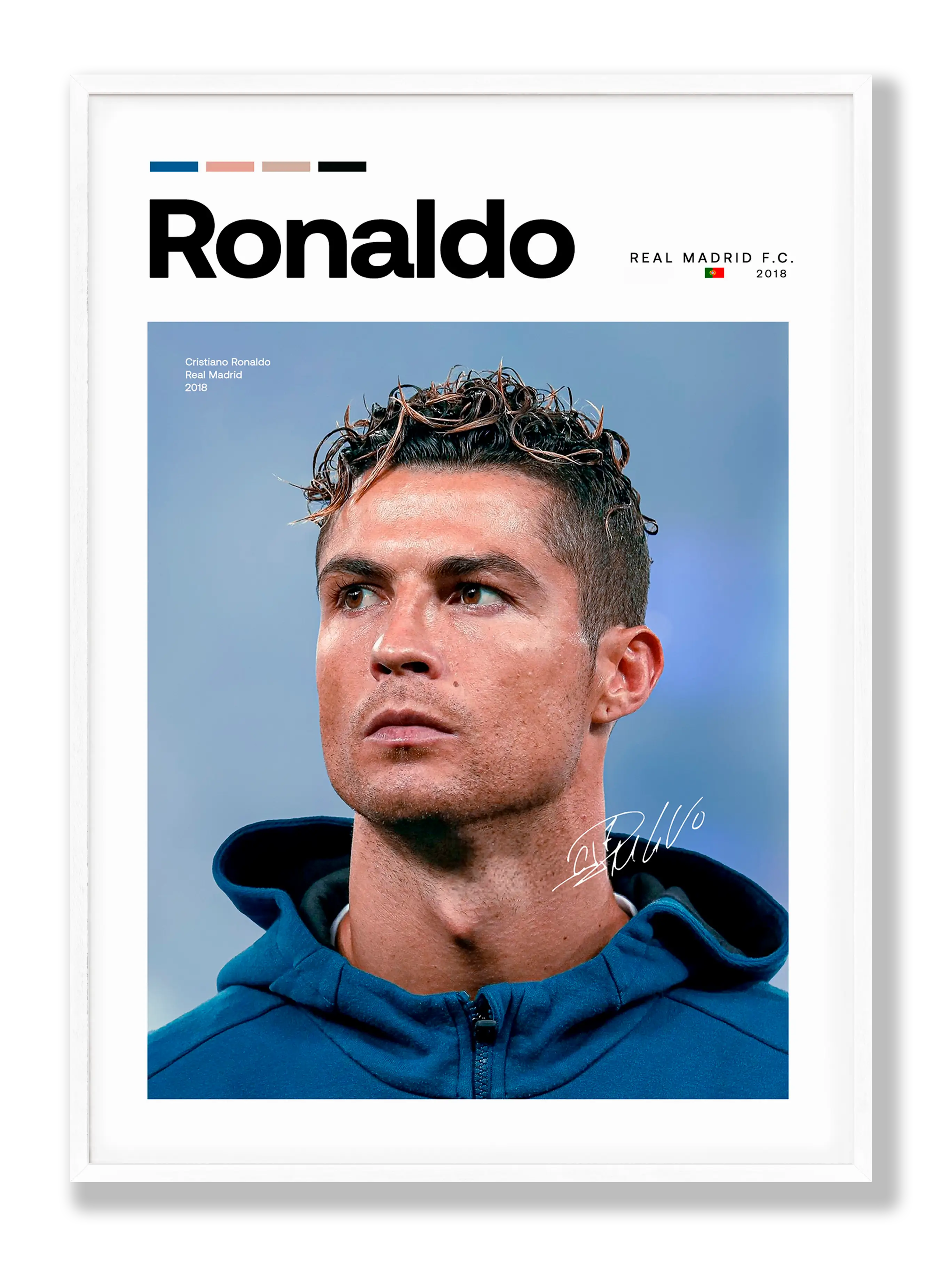 Cristiano Ronaldo No. 5 Poster