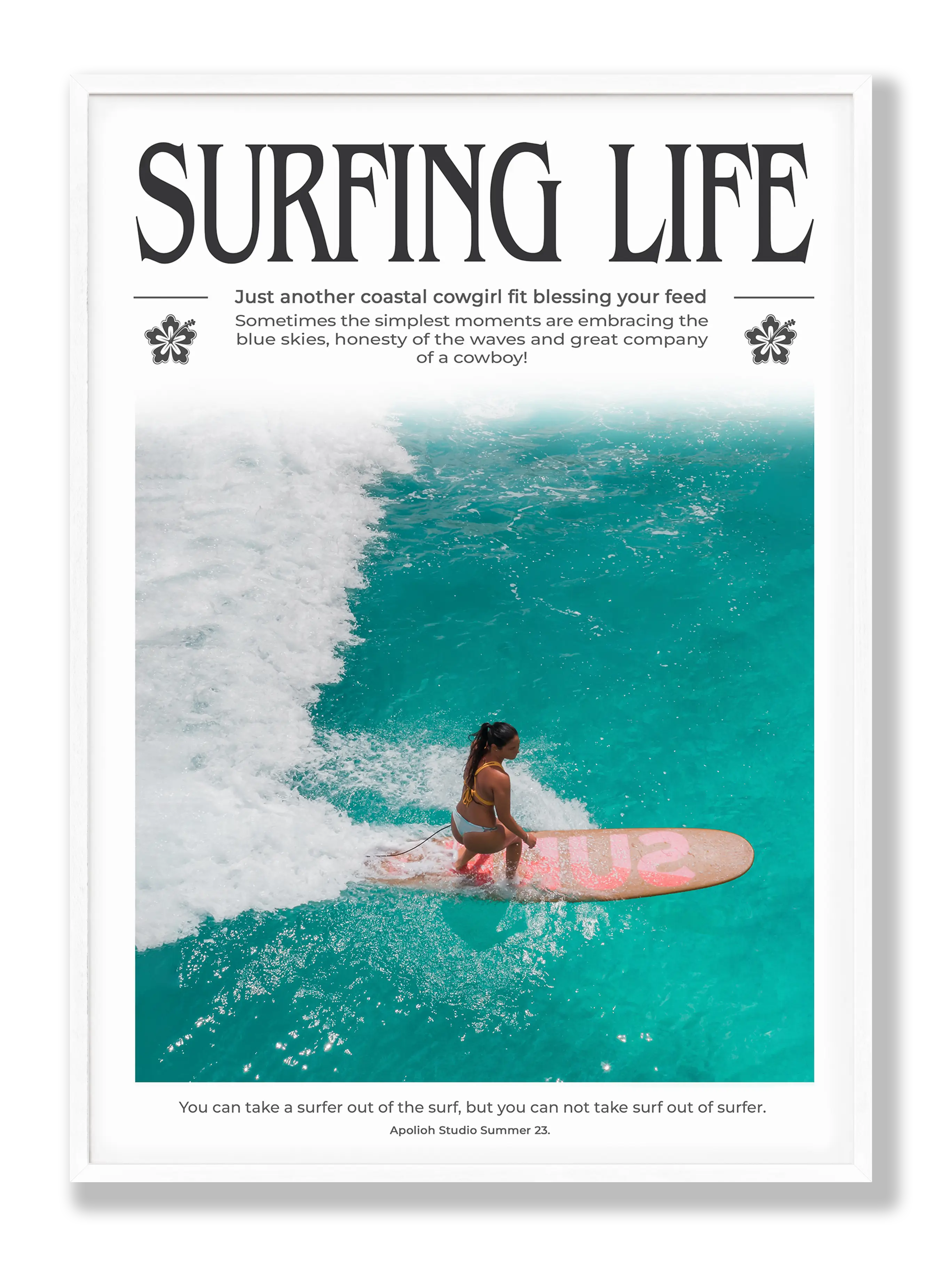 Surfing Life No1 Poster