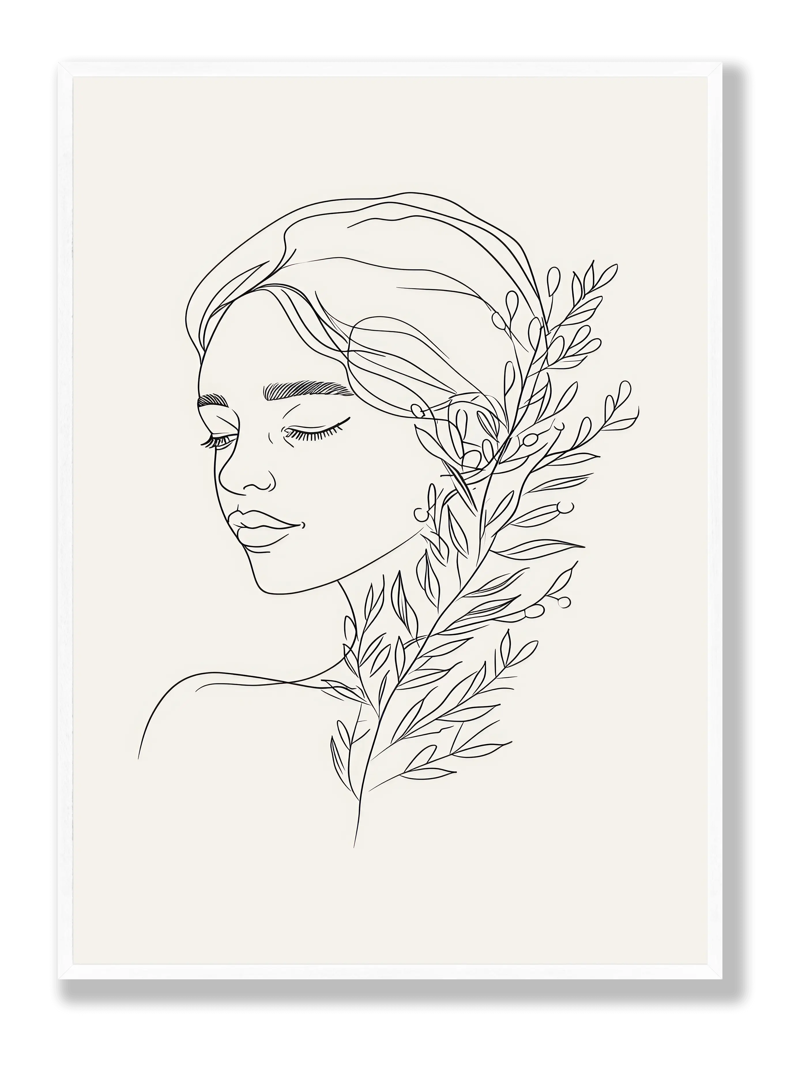 Blumenmädchen-Poster