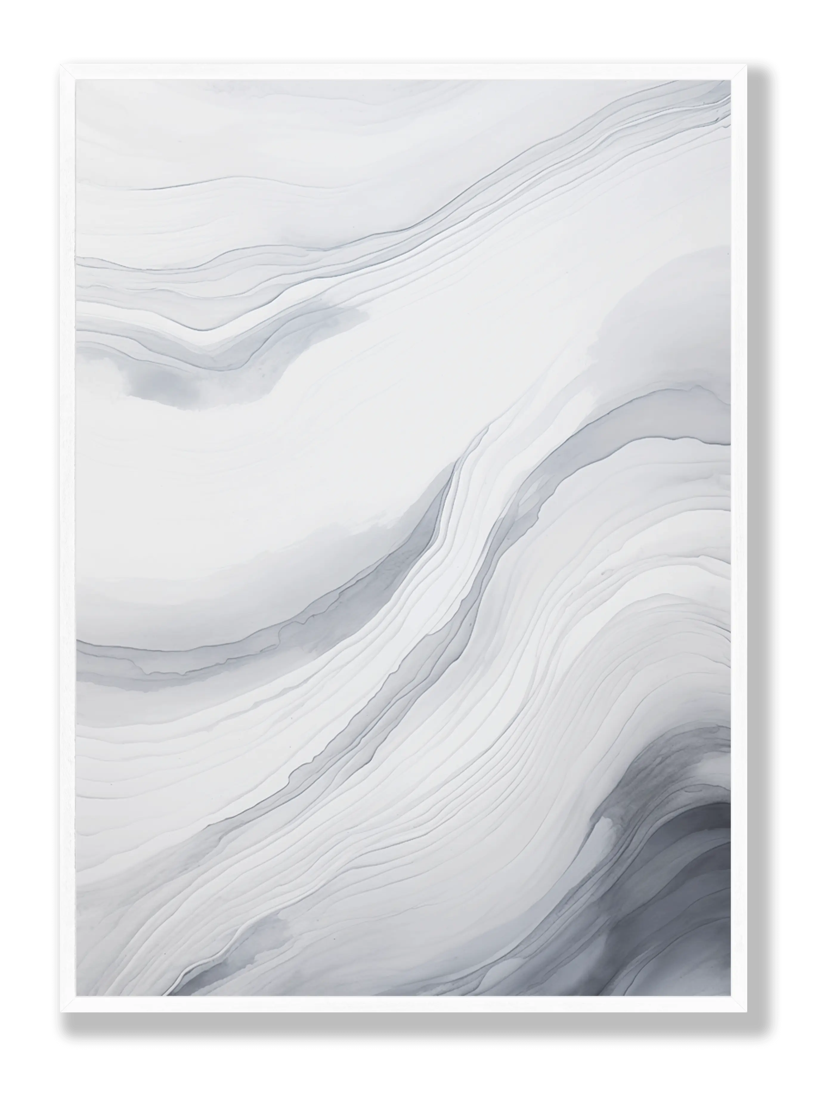 Graue Striche Poster