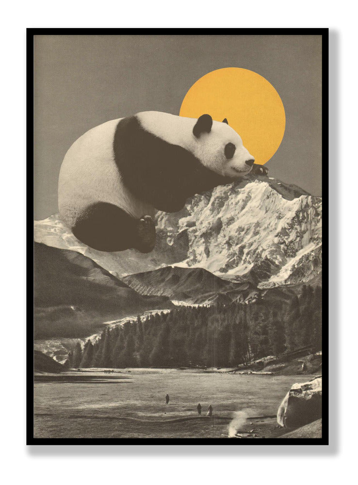 Giant Panda Nap Poster