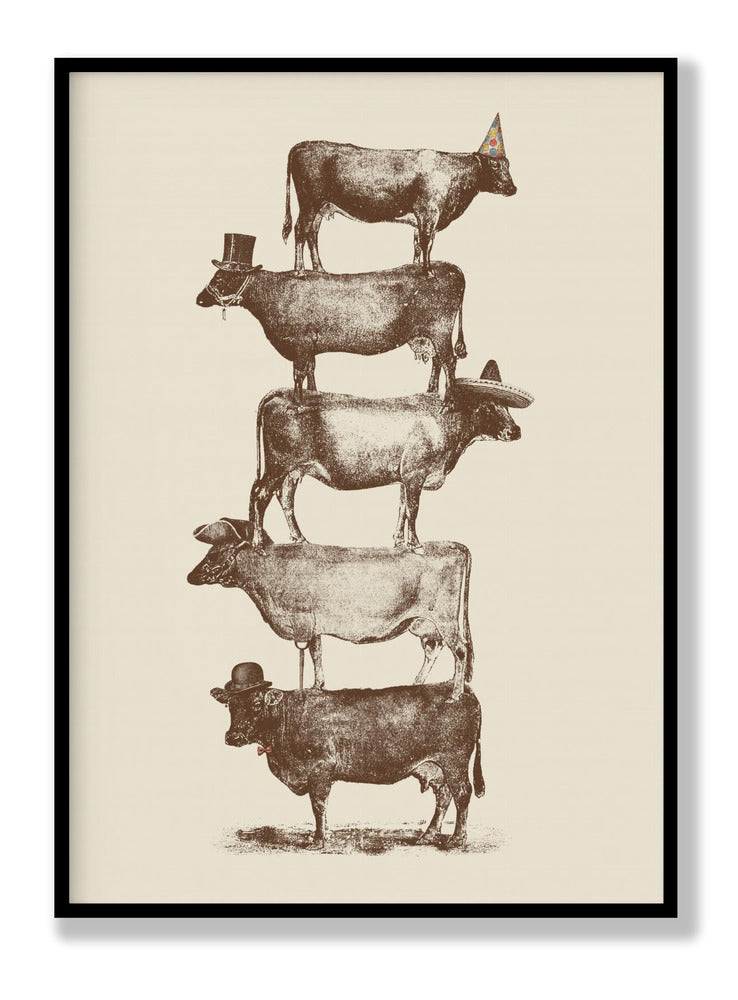 Cow Cow Nuts Poster
