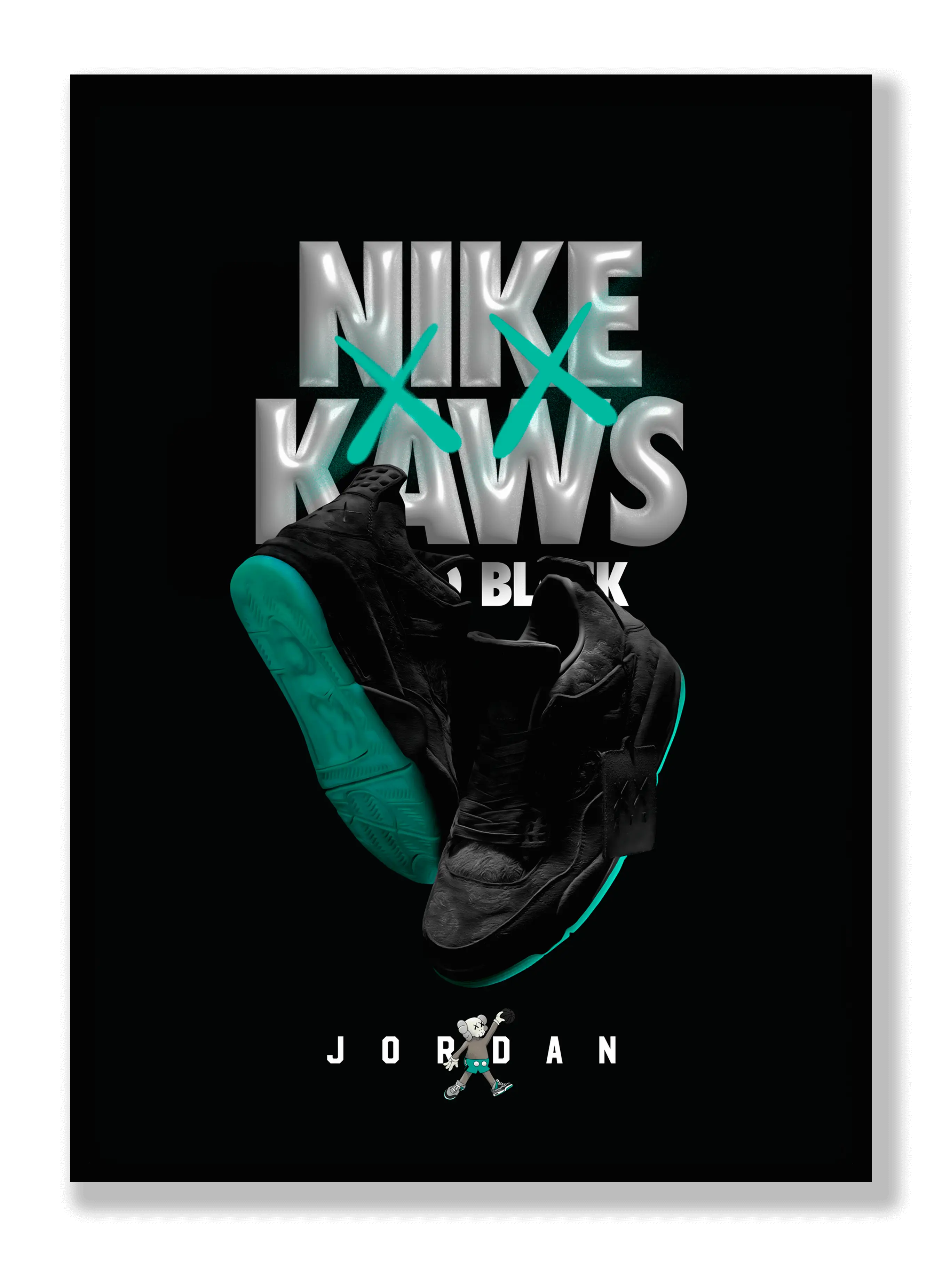 Nike Kaws Poster