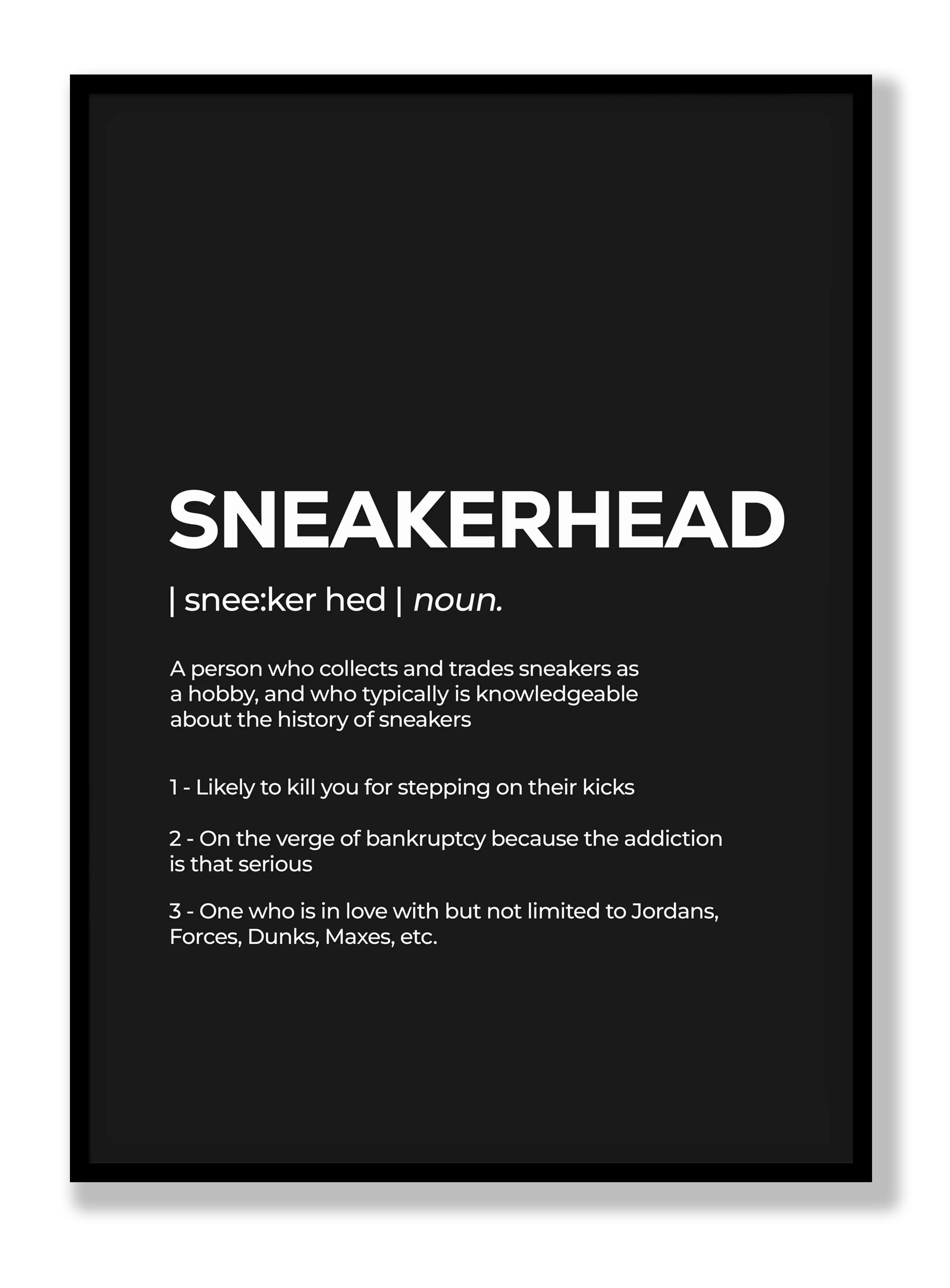 Sneakerhead No.2 Poster