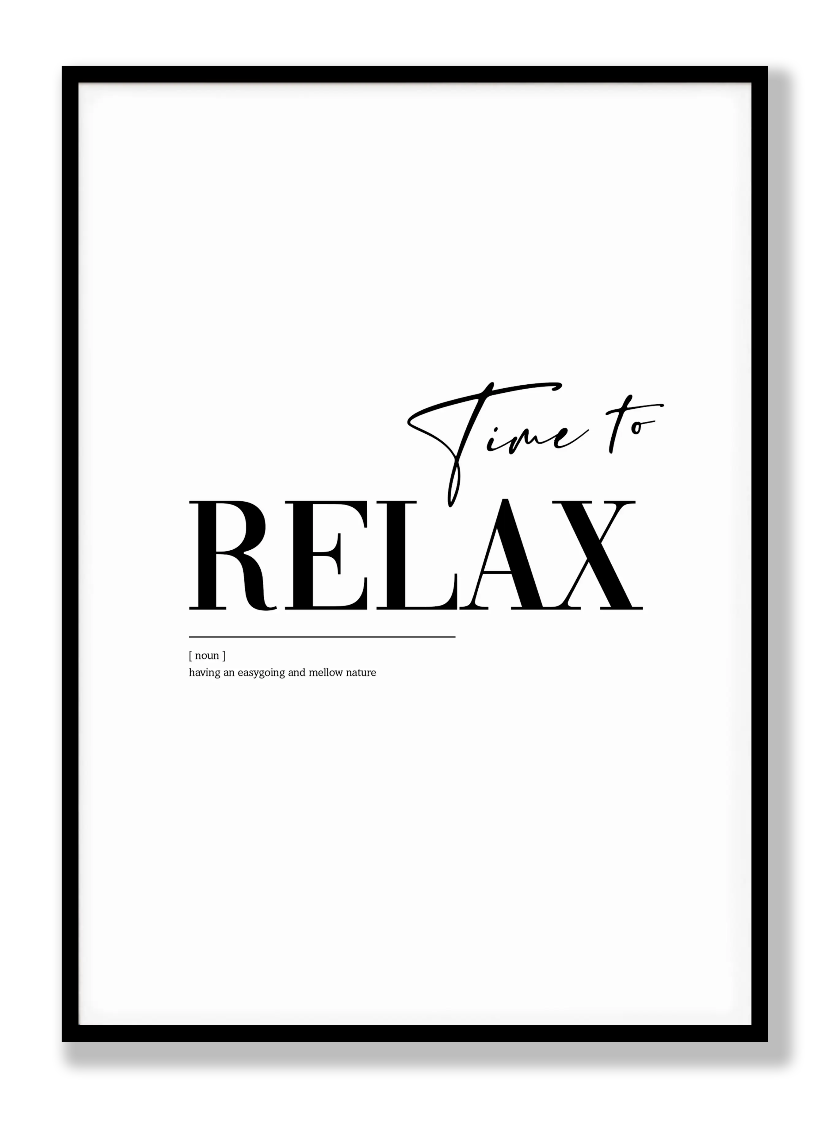 Time to relax Poster