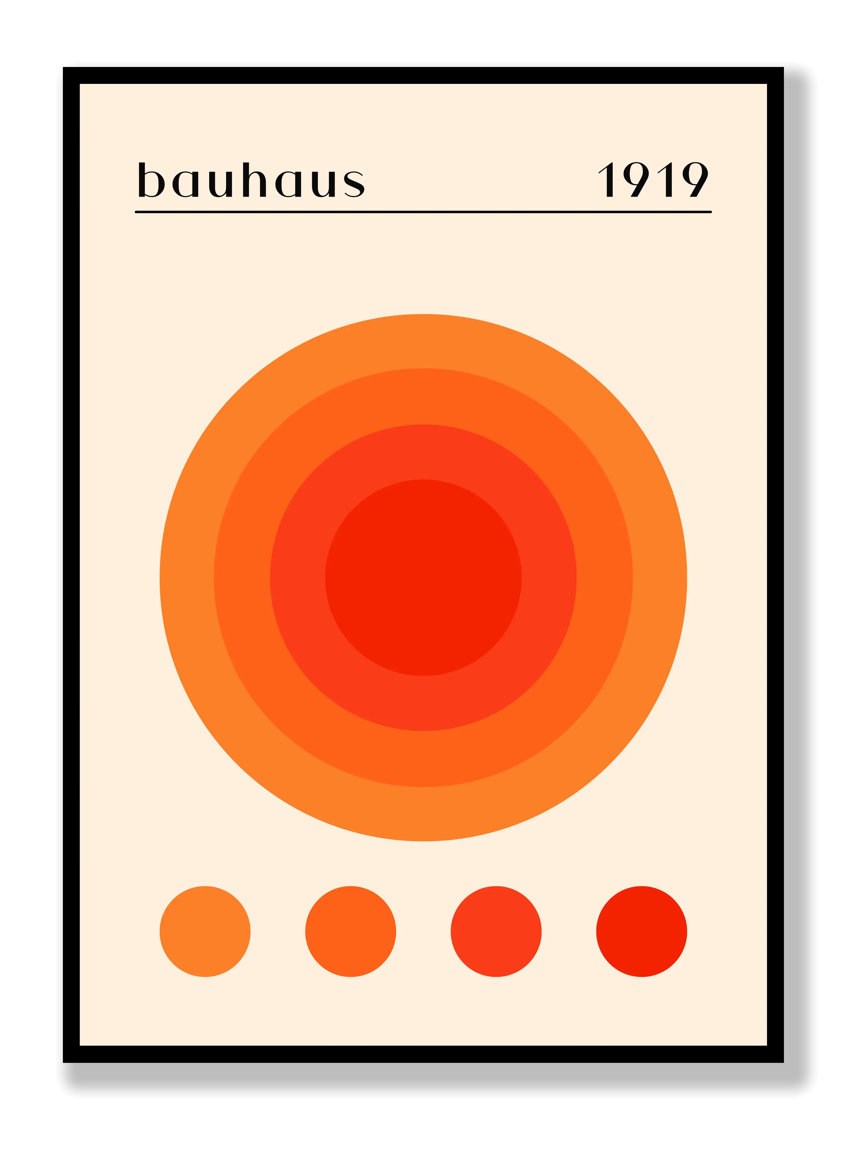 Bauhaus Farbwechsel Poster