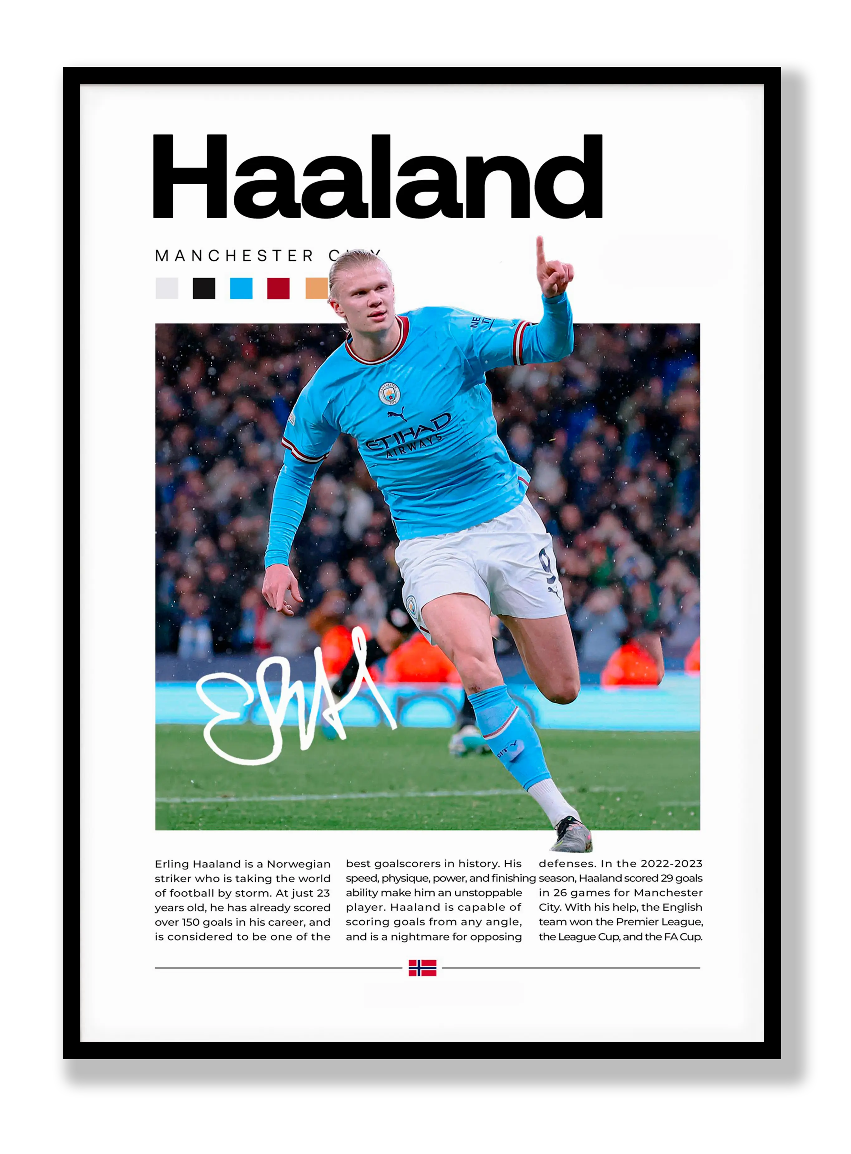 Erling Haaland Poster