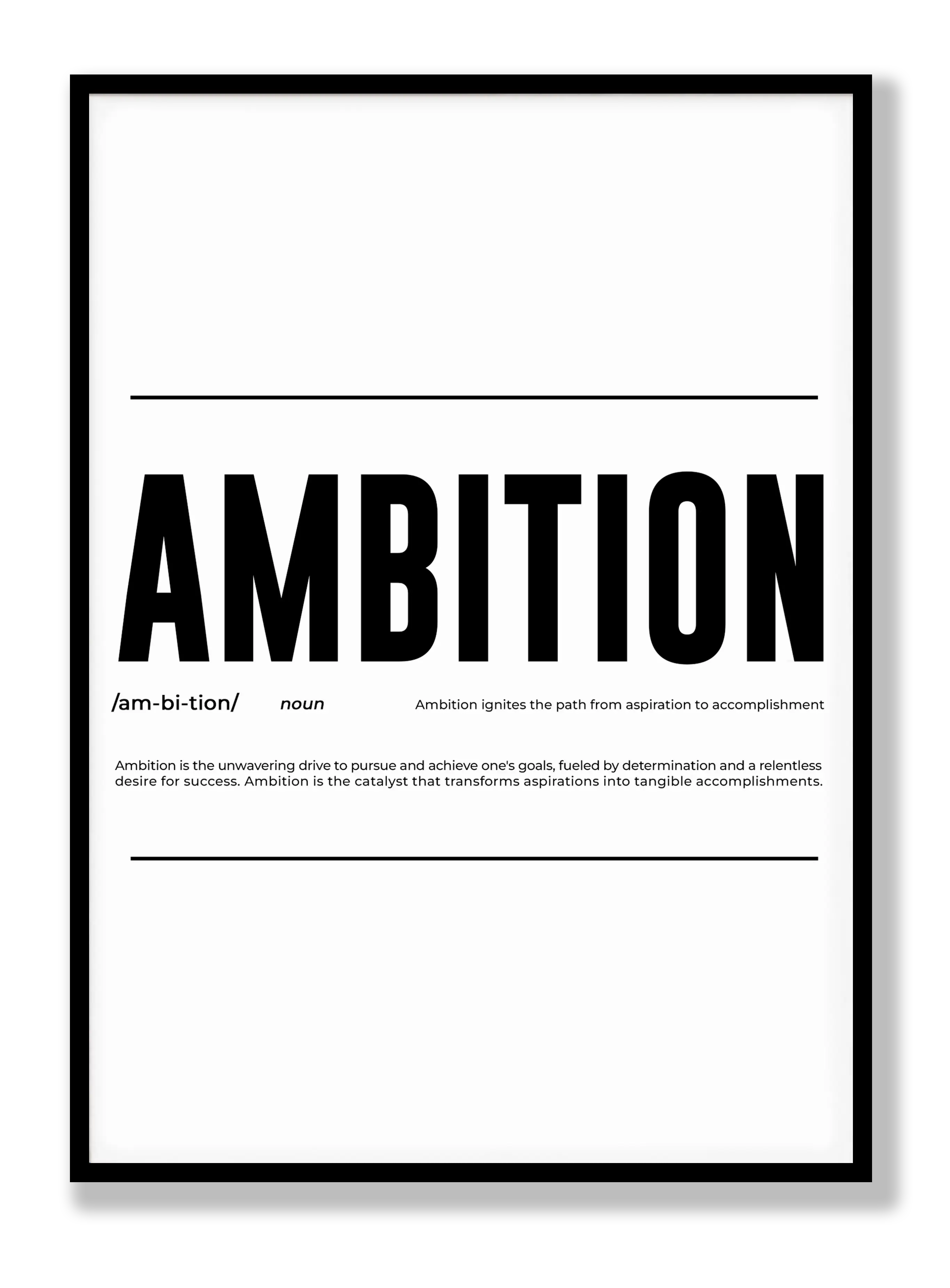 Ambition Poster