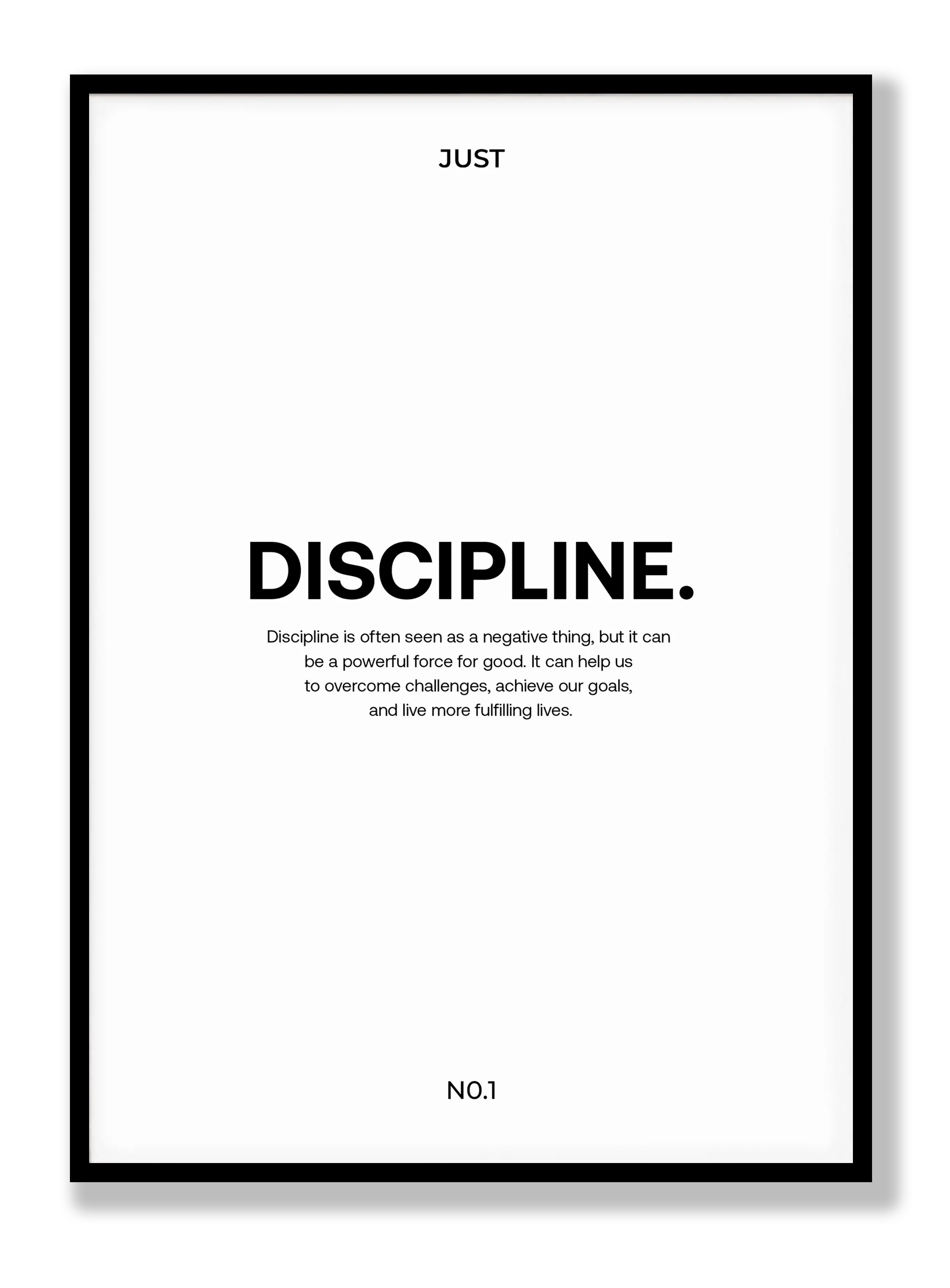 Discipline Poster