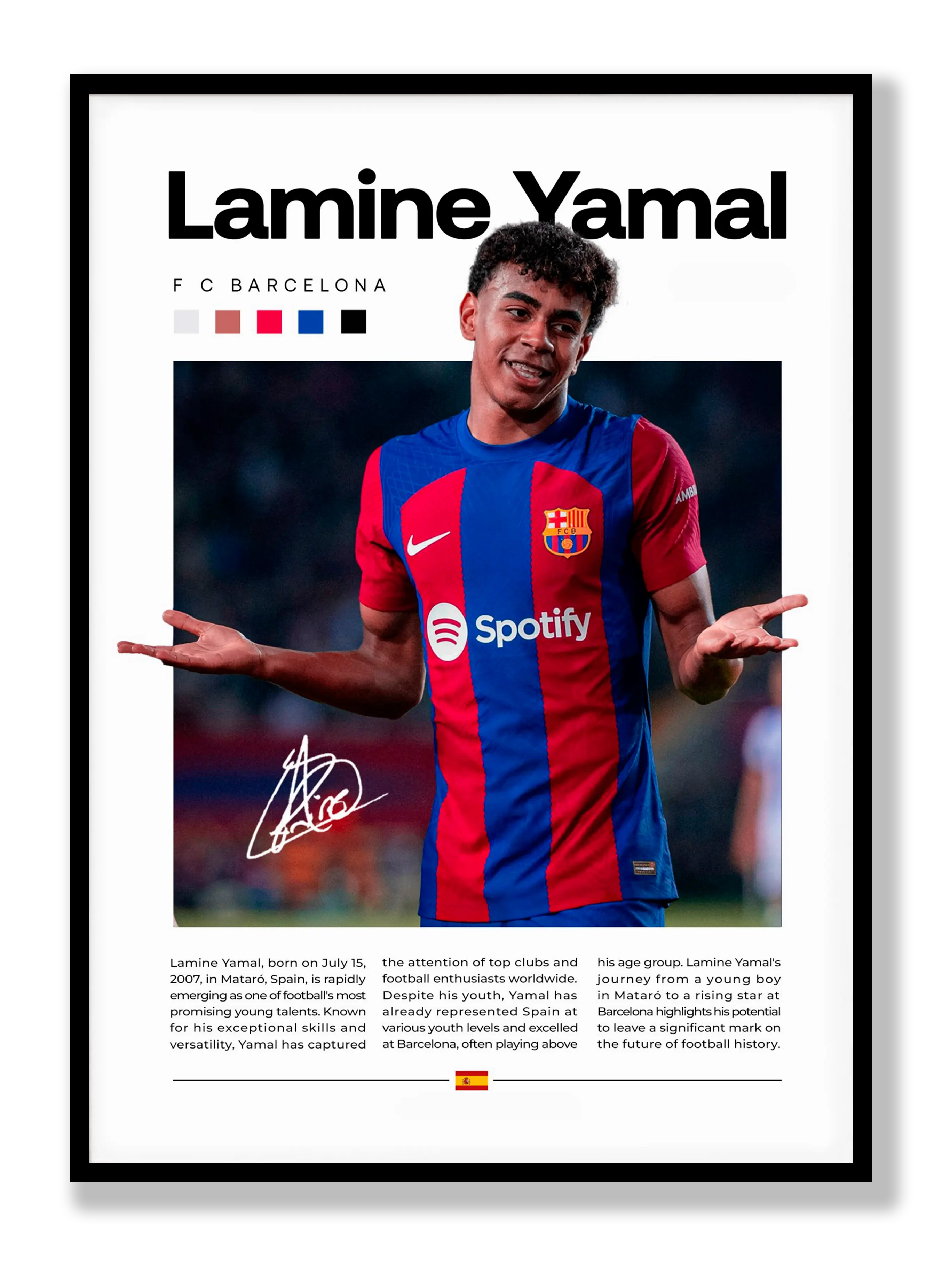 Lamine Yamal Poster