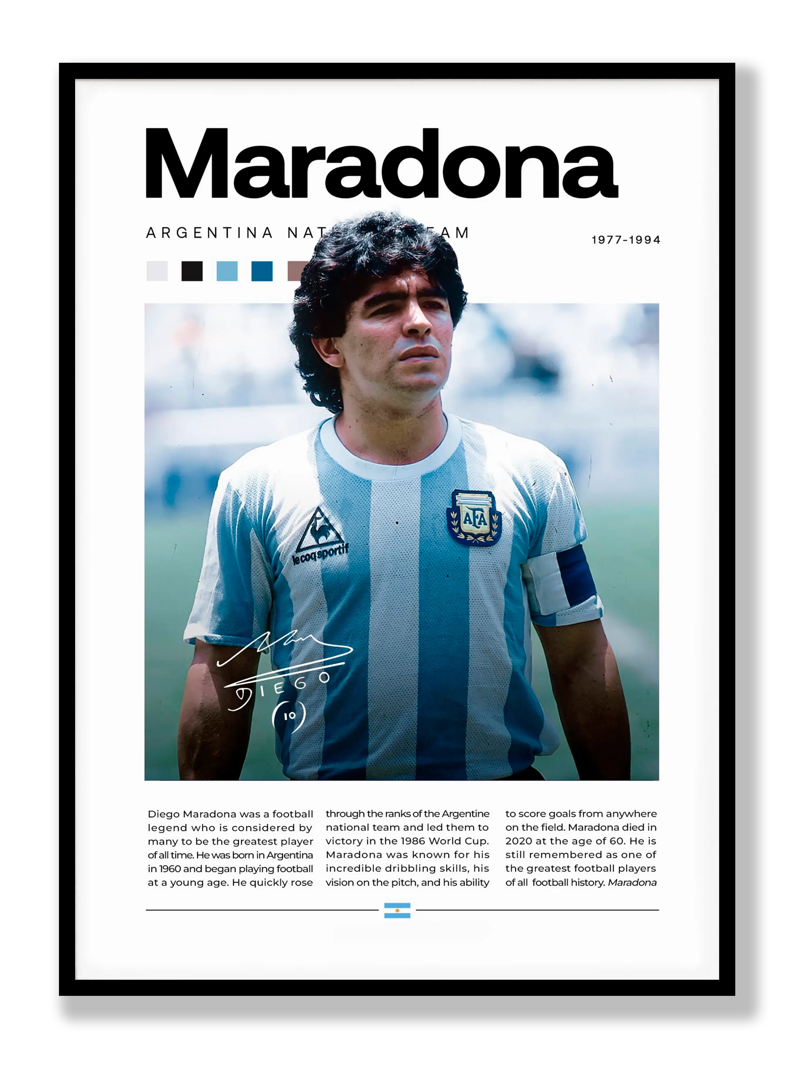 Diego Maradona Poster