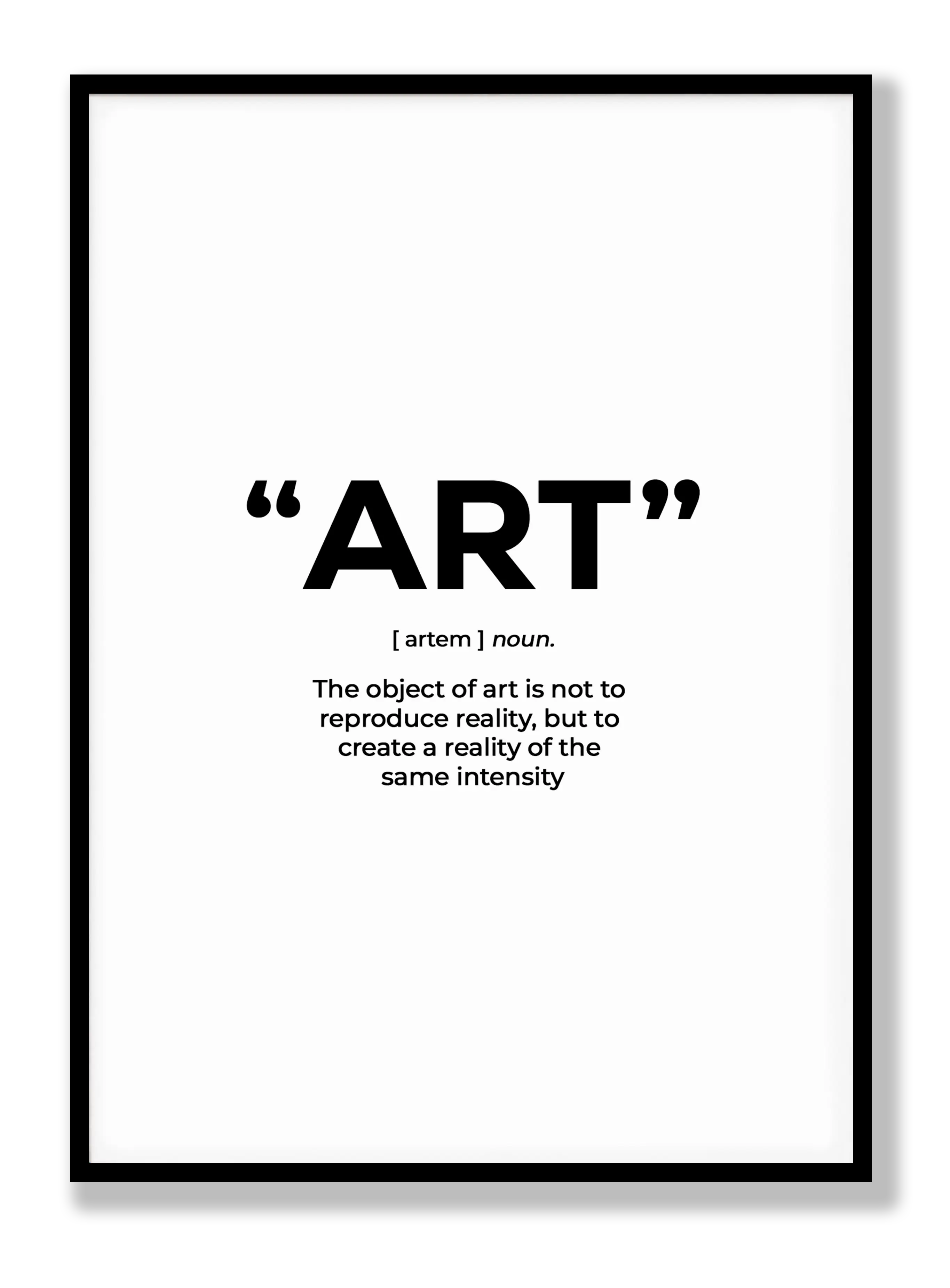 "Art" Poster