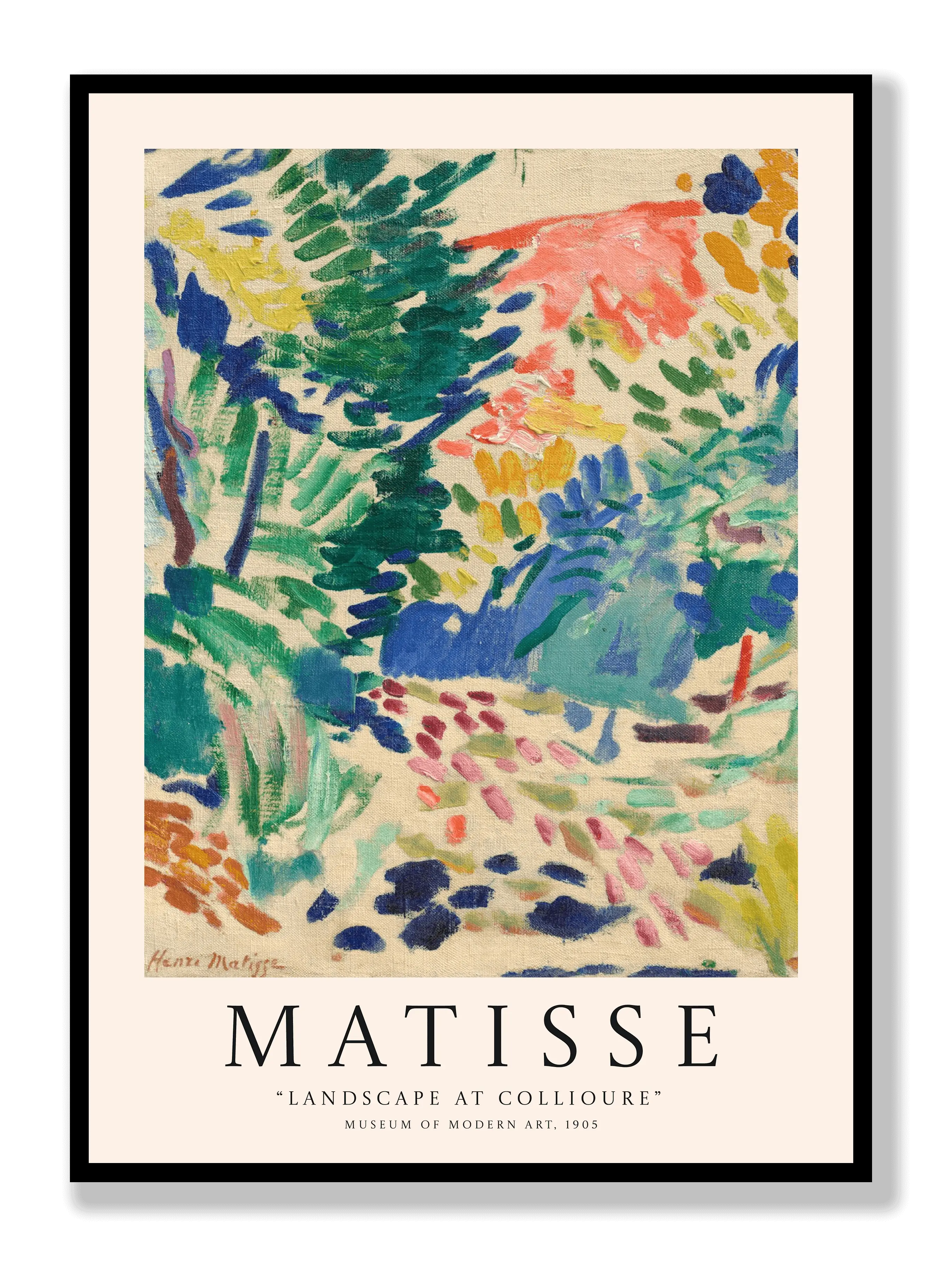 Henri Matisse - Landschaft bei Collioure Poster