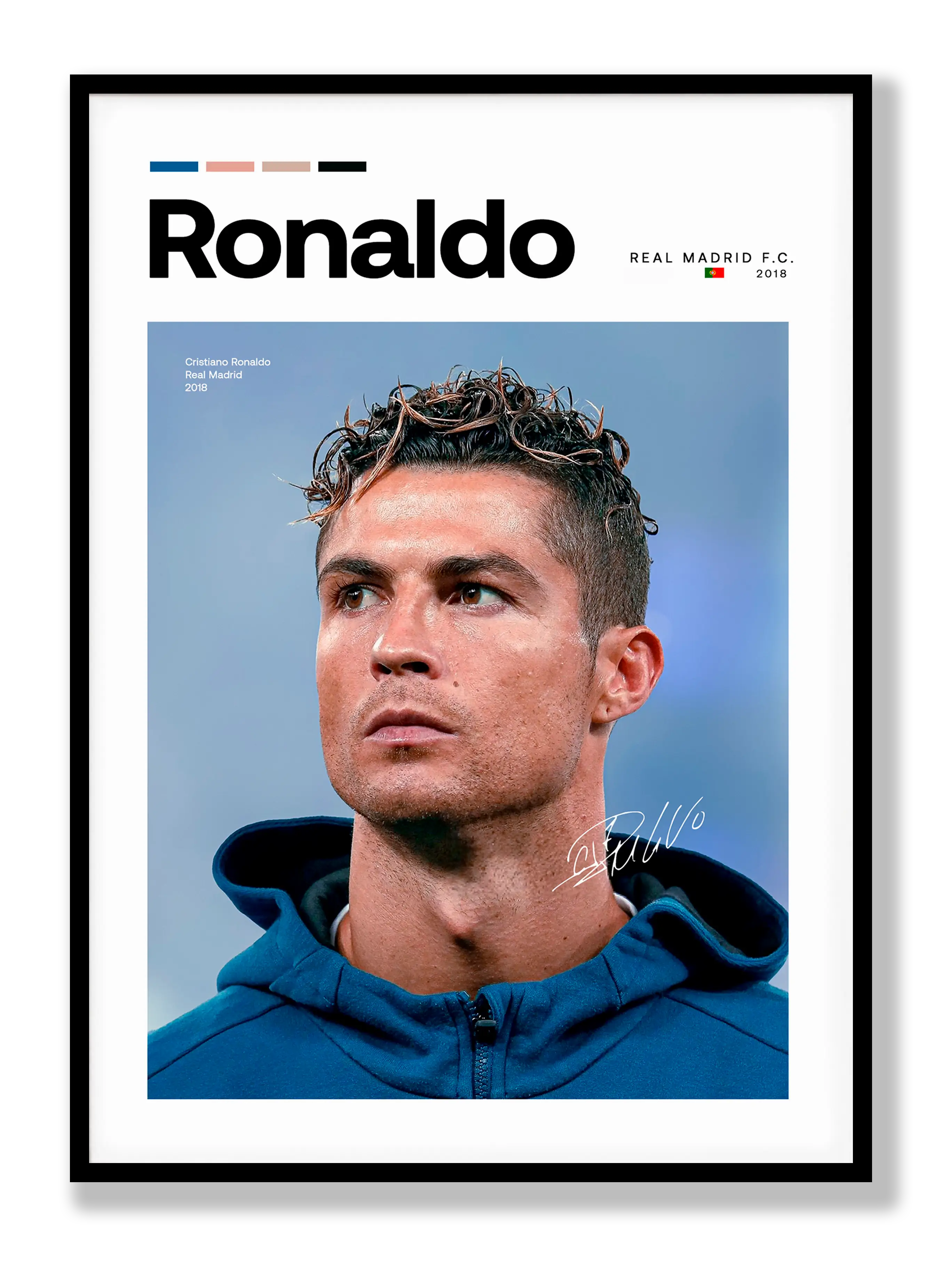 Cristiano Ronaldo No. 5 Poster