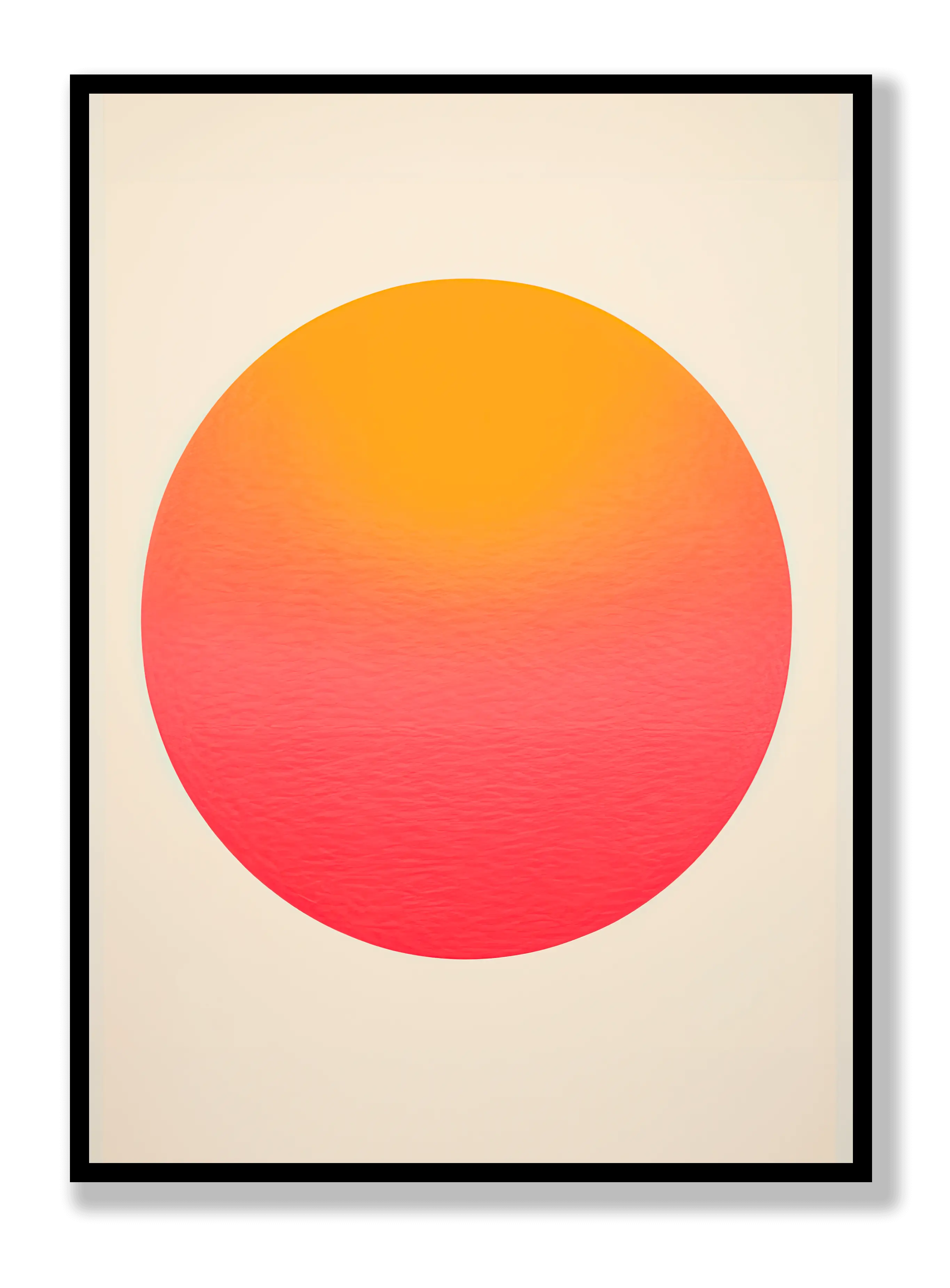 Sonnenuntergangskreis Poster
