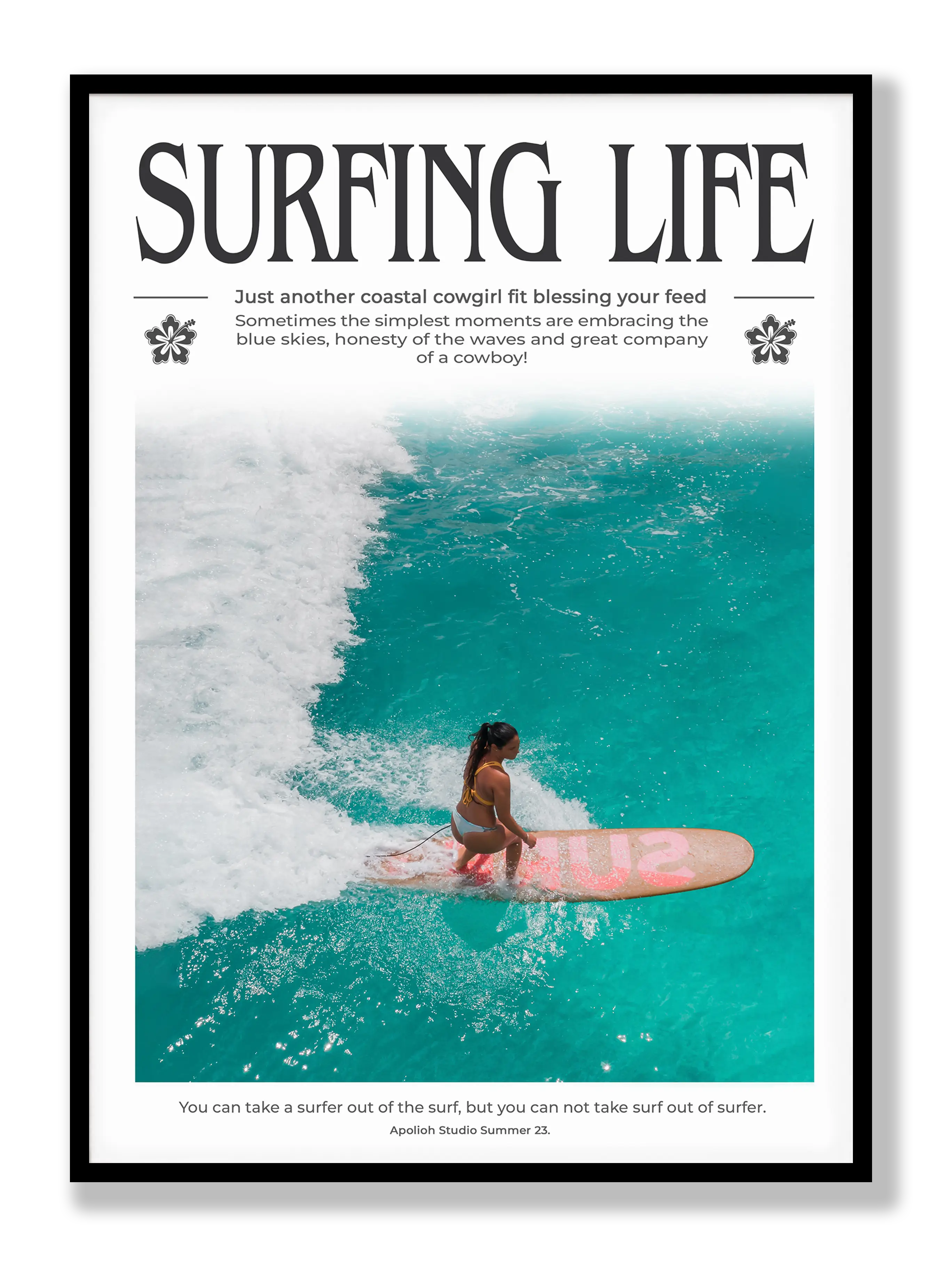 Surfing Life No1 Poster