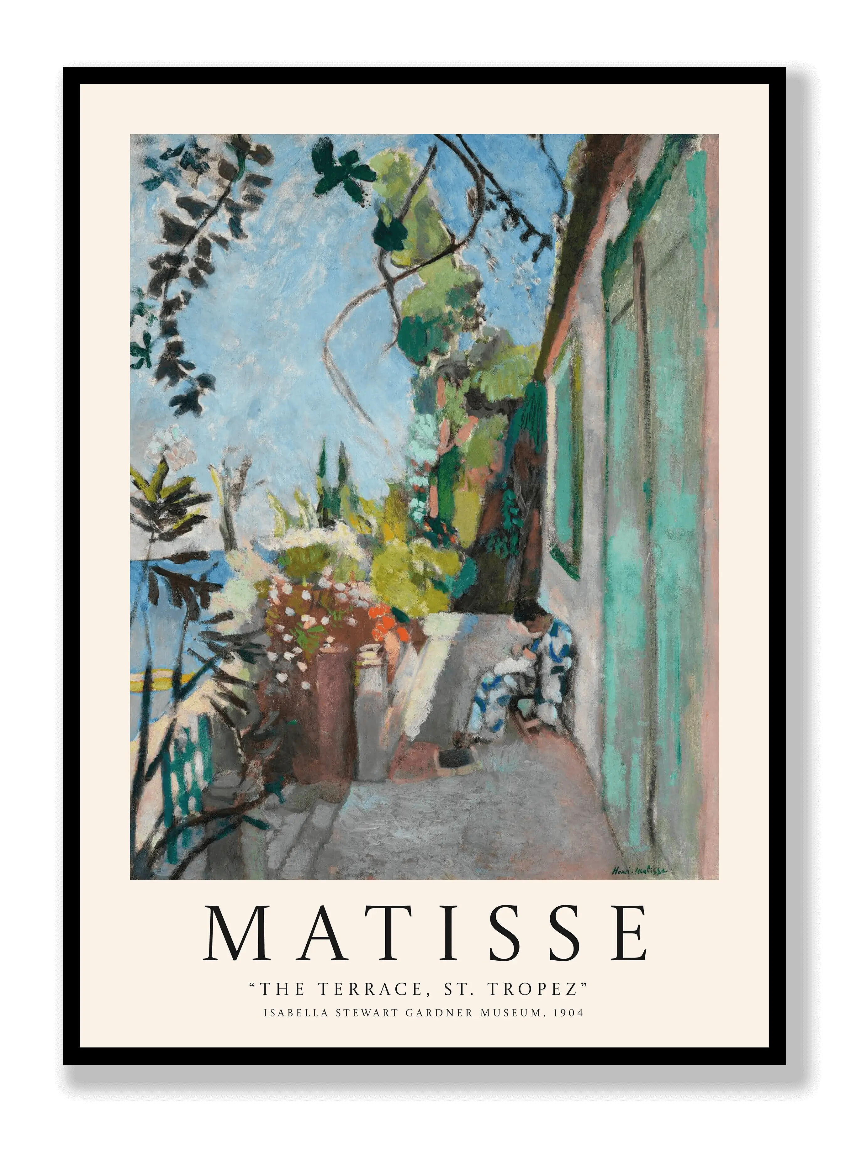 Henri Matisse - Die Terrasse, St. Tropez Poster